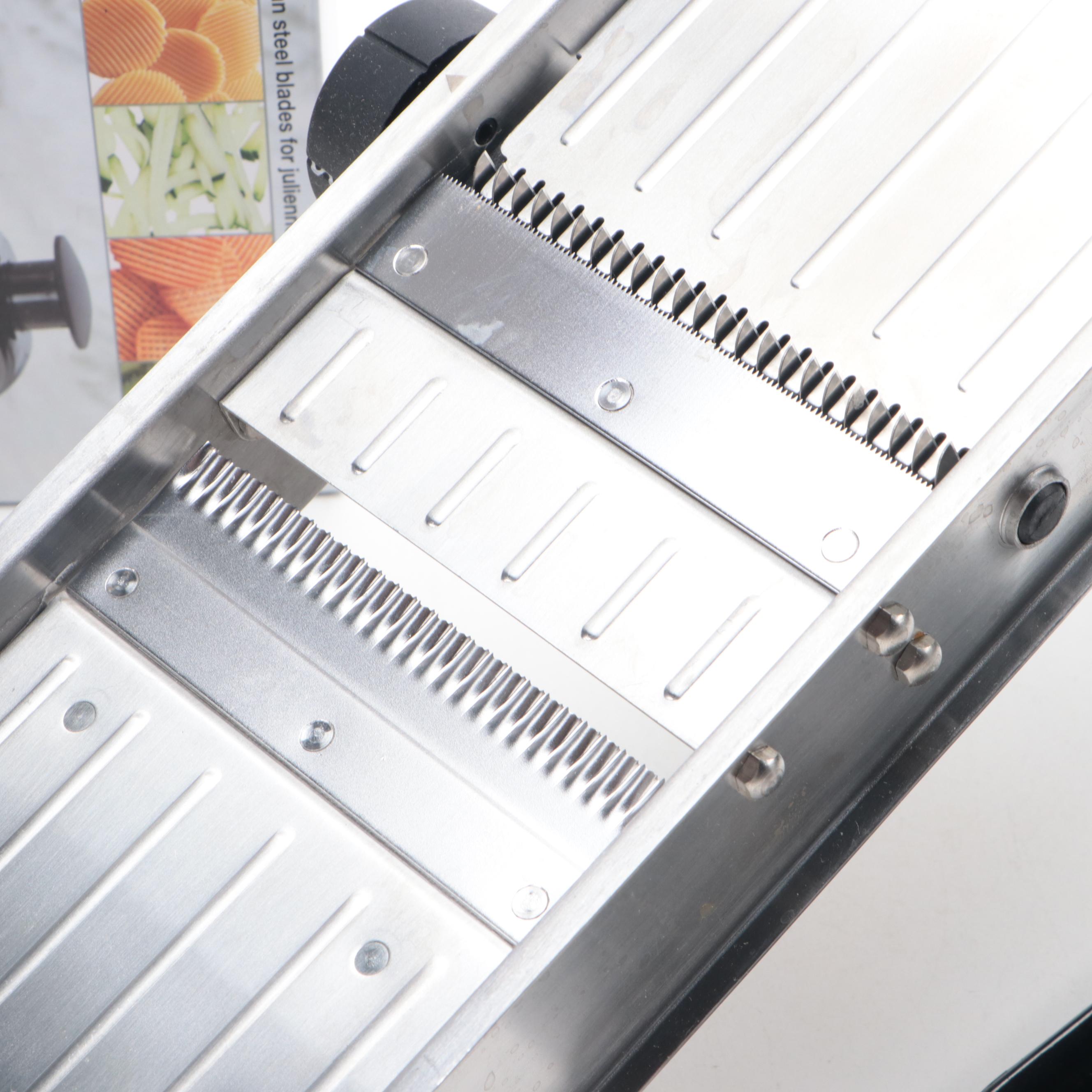 Chefs Stainless Steel Professional Mandoline and Fullstar Vegetable Chopper Plus