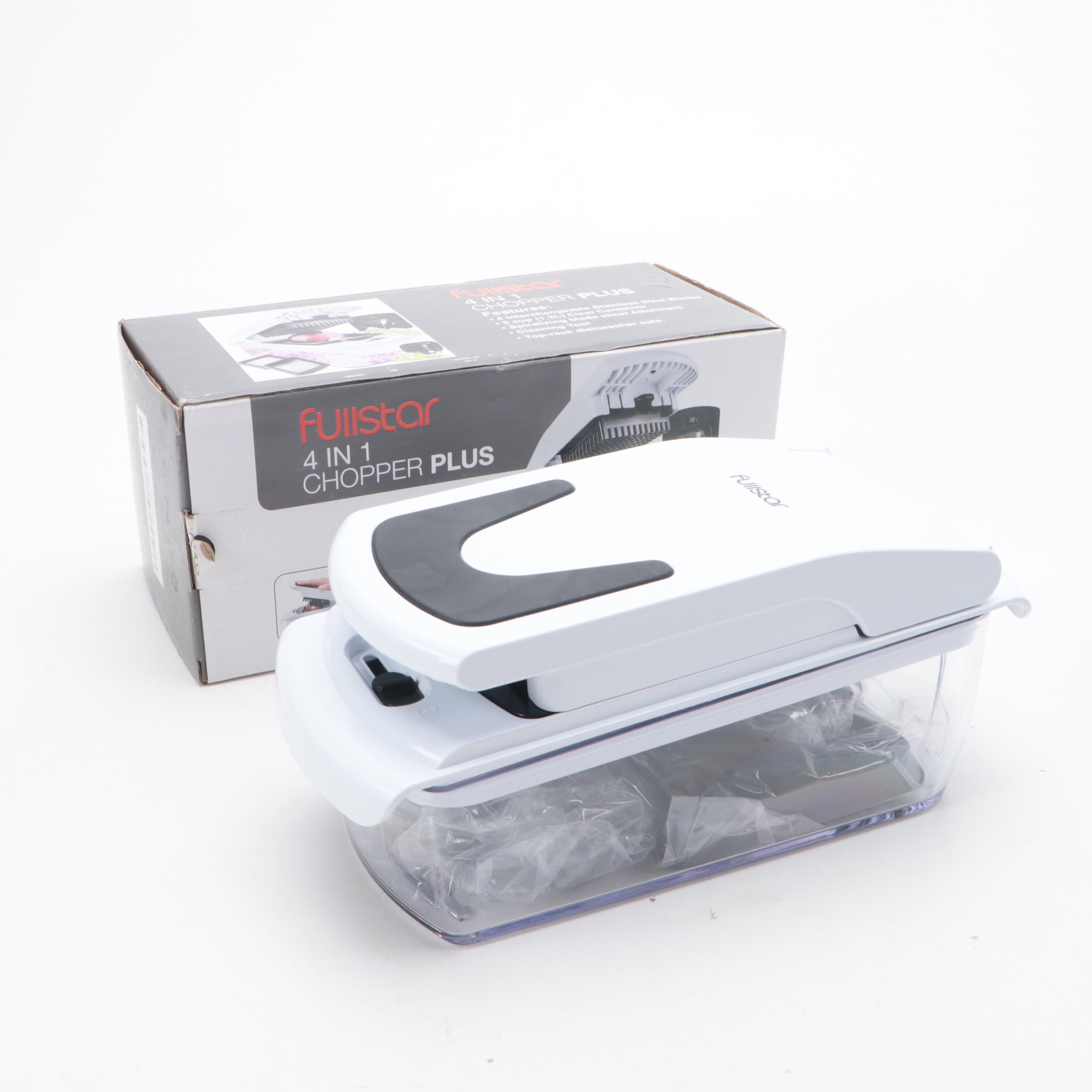 Chefs Stainless Steel Professional Mandoline and Fullstar Vegetable Chopper Plus