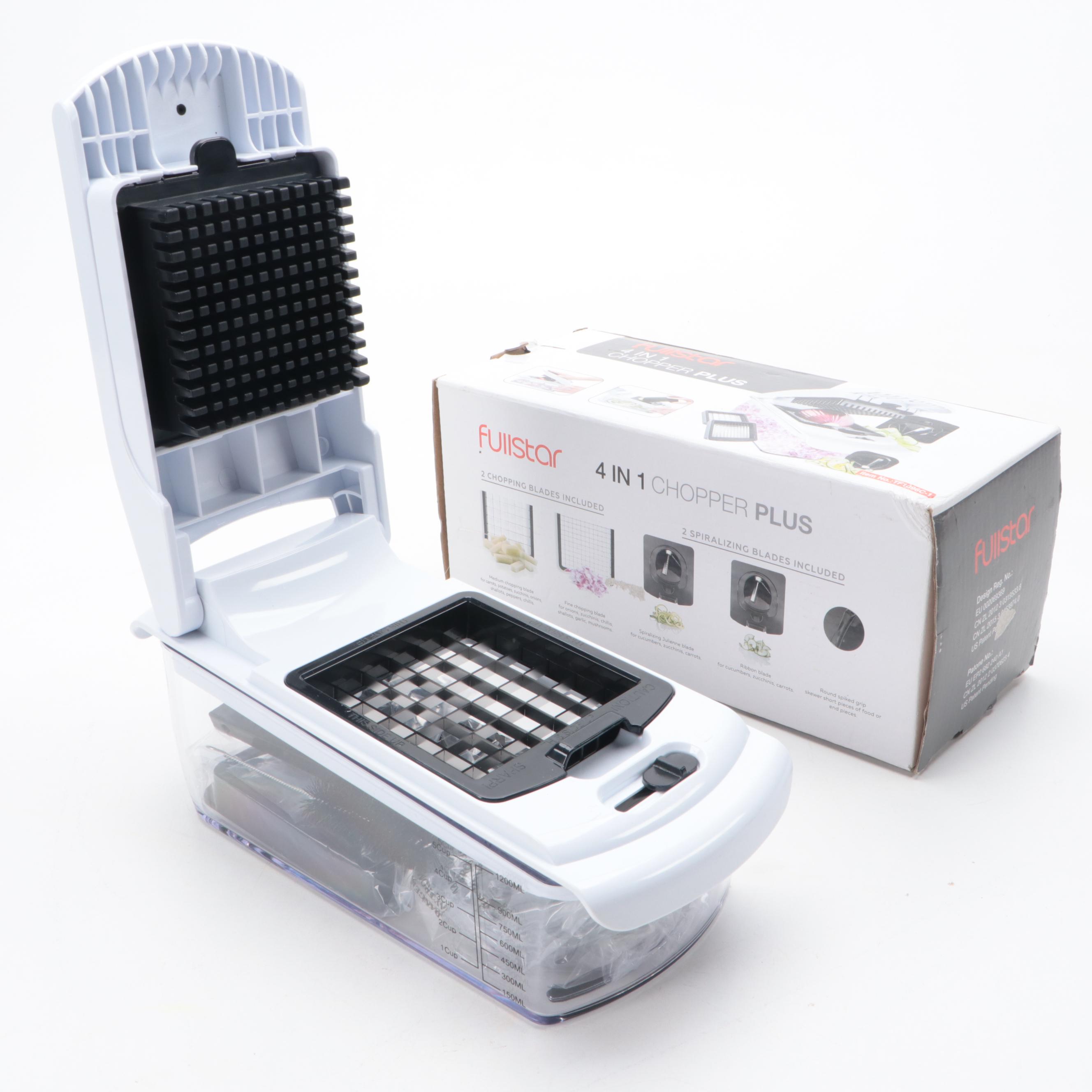 Chefs Stainless Steel Professional Mandoline and Fullstar Vegetable Chopper Plus