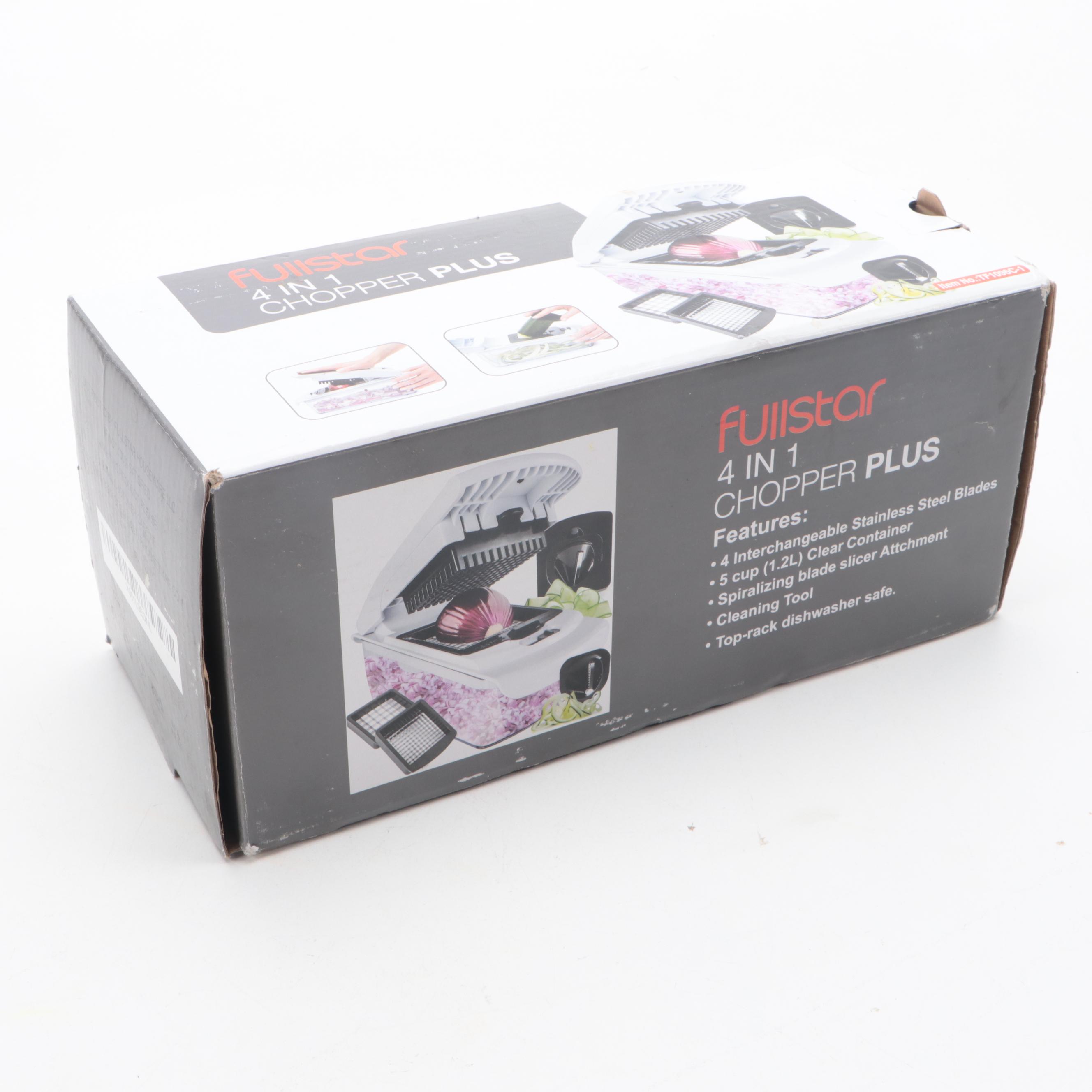 Chefs Stainless Steel Professional Mandoline and Fullstar Vegetable Chopper Plus