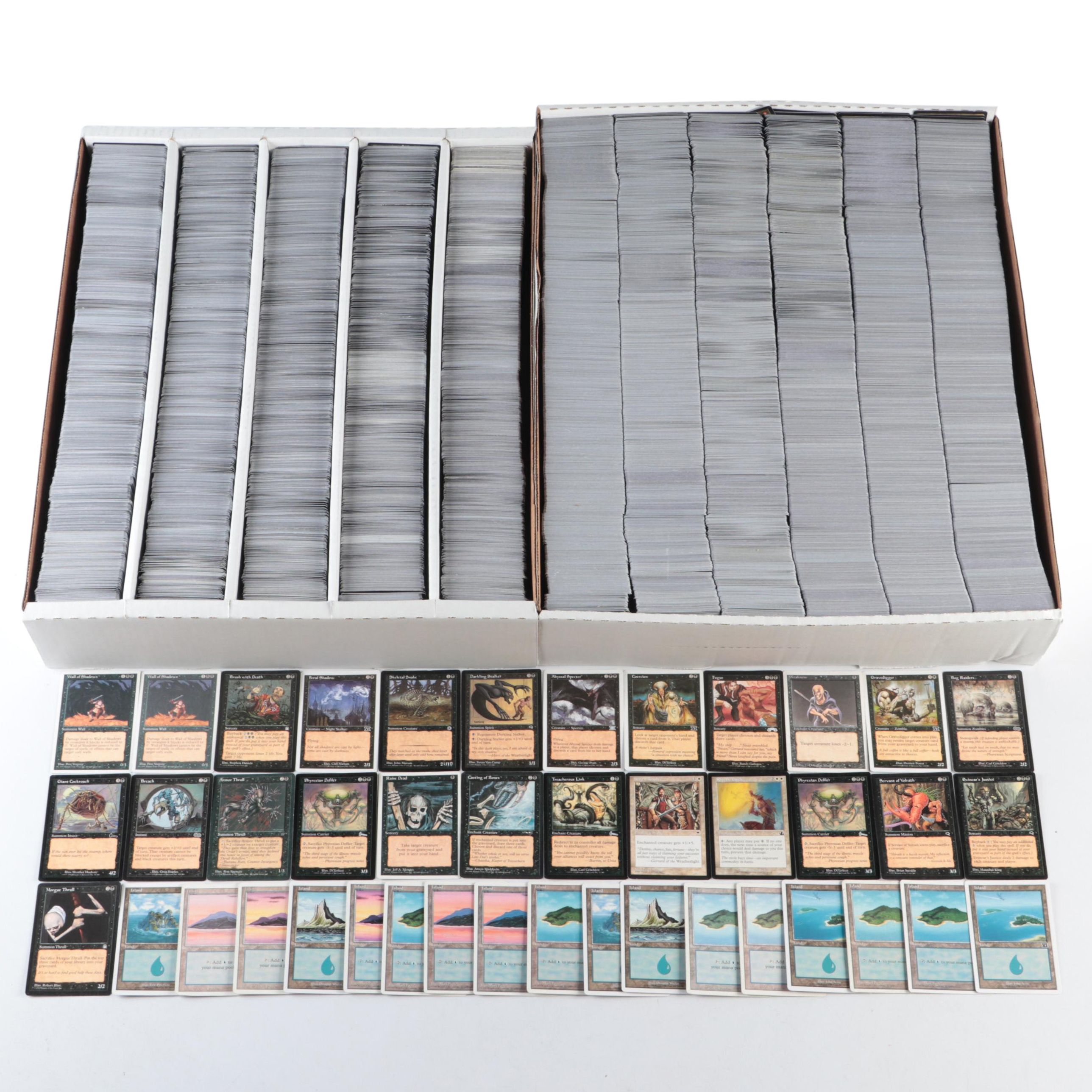 Magic: The Gathering Trading Cards with Storage Boxes, 1990s–2020s