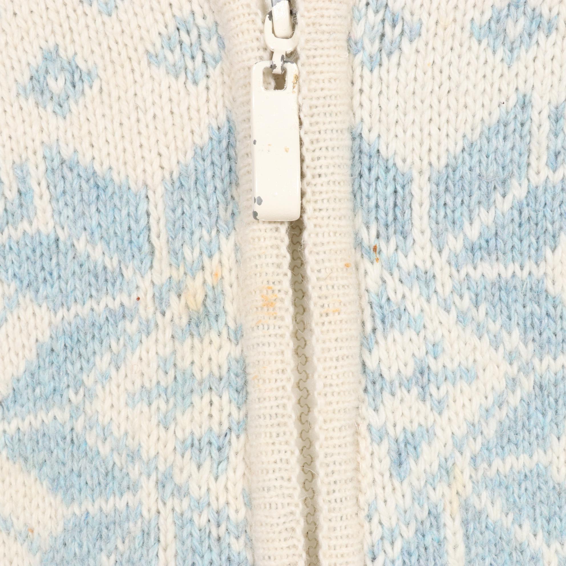 Wool Sweaters Featuring Oscar Jacobson Golf Sweater with Gore Windstopper Lining