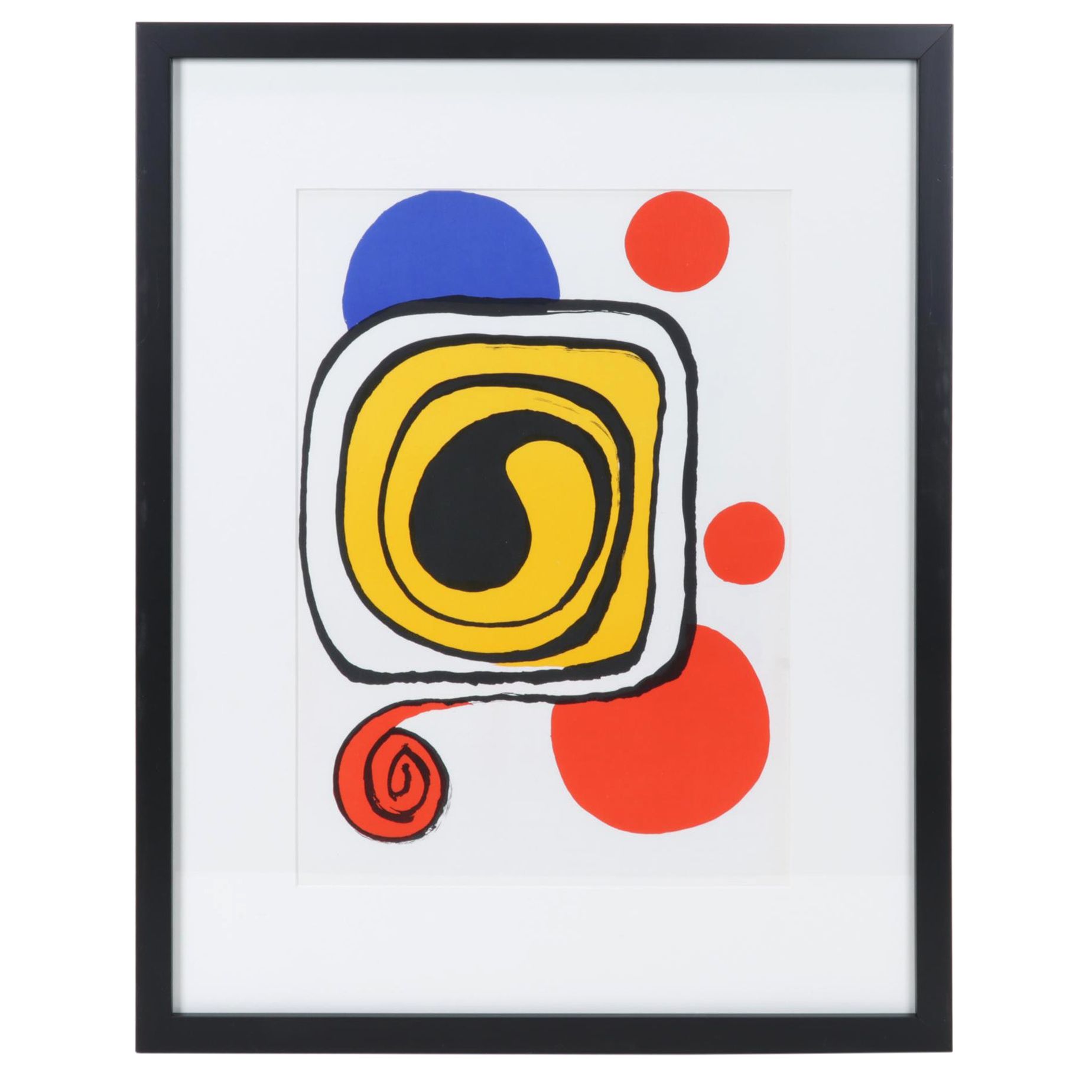 Alexander Calder Color Lithograph for "Derrière le Miroir," 1971