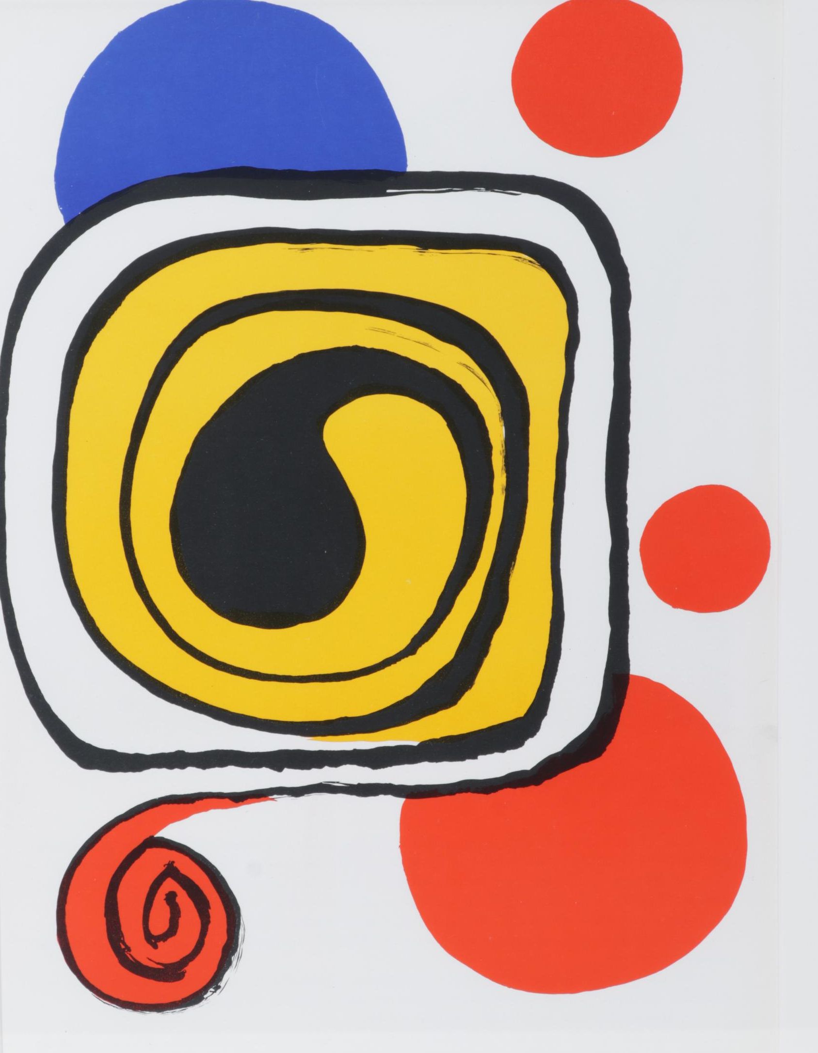 Alexander Calder Color Lithograph for "Derrière le Miroir," 1971