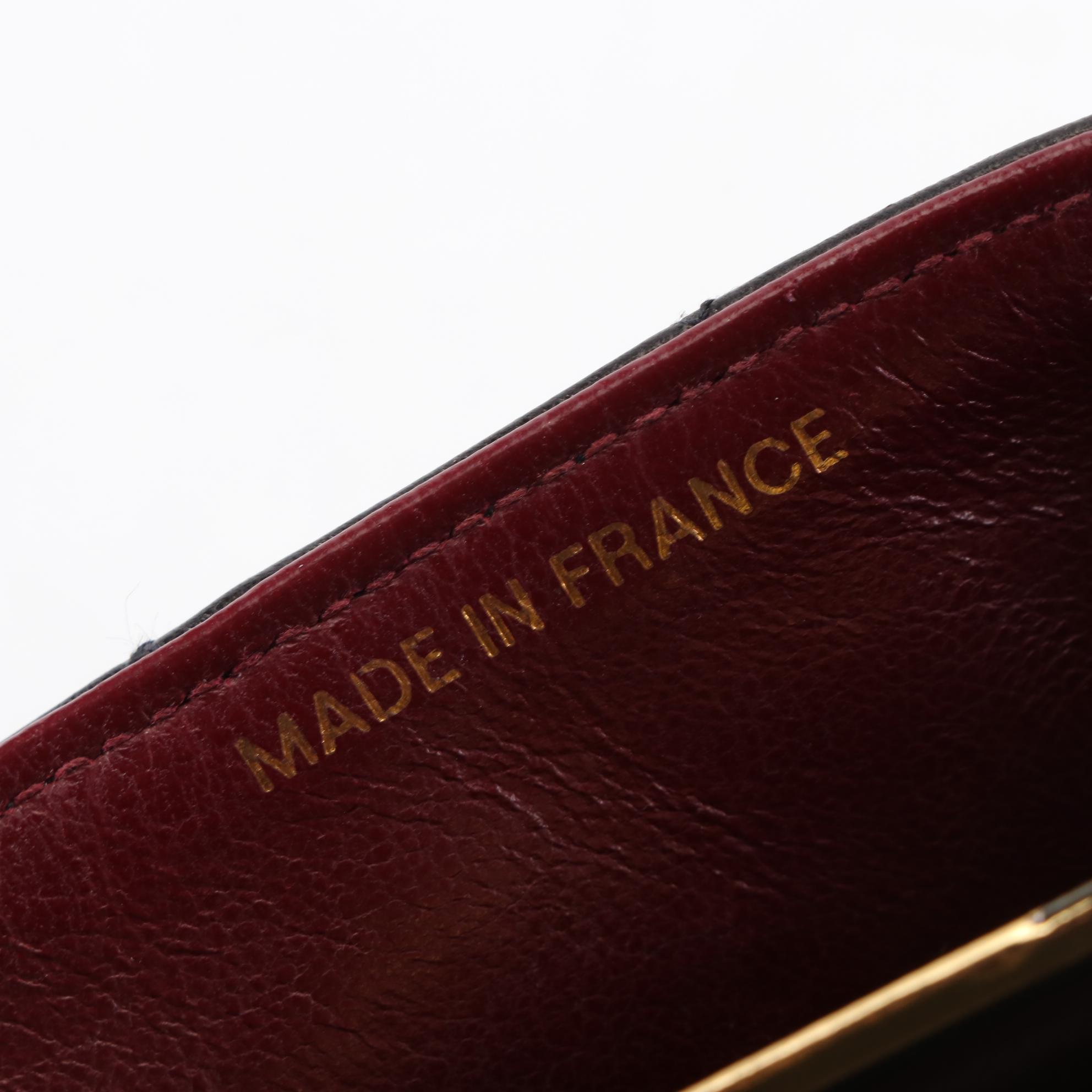 Chanel Kelly Mini Top Handle Bag in Quilted Lambskin Leather