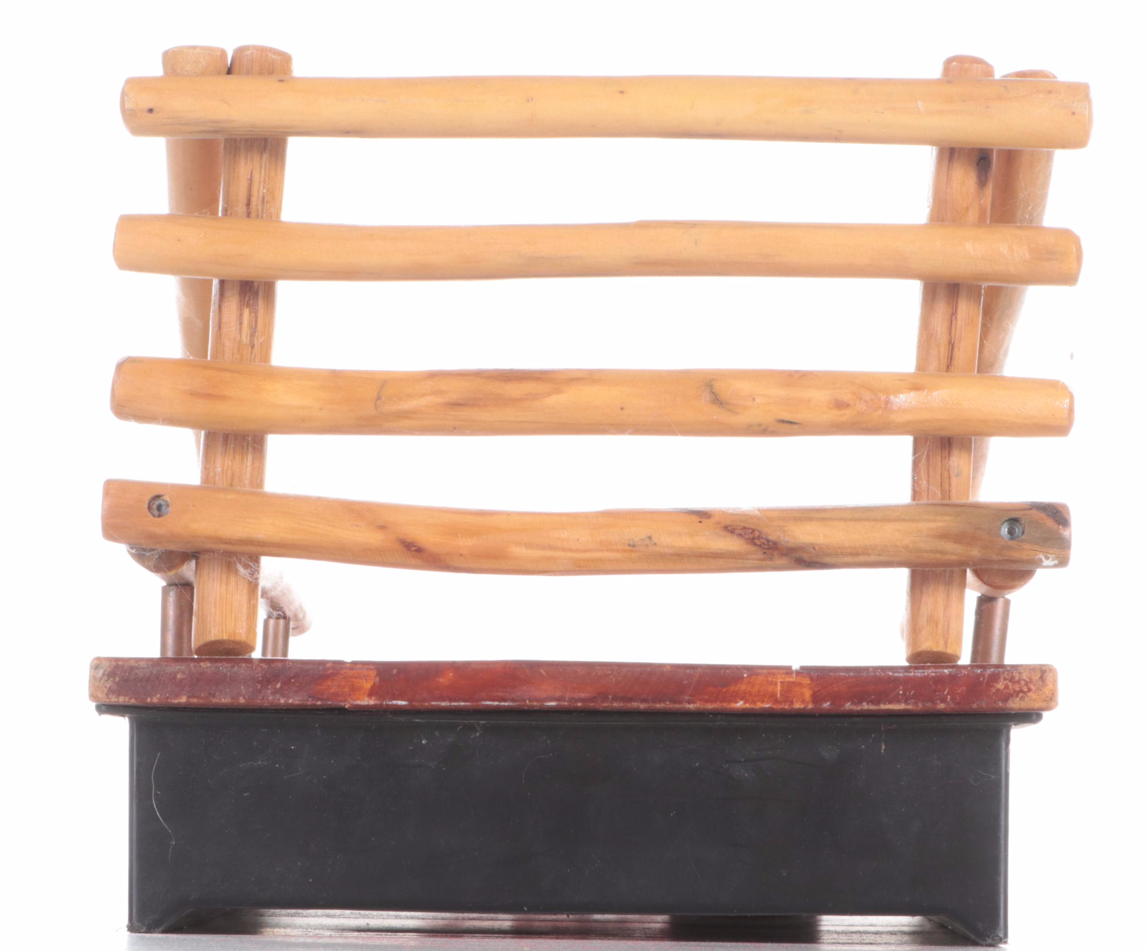 Hand-Crafted Mountain Boy Sledworks Bambino Wooden Sled