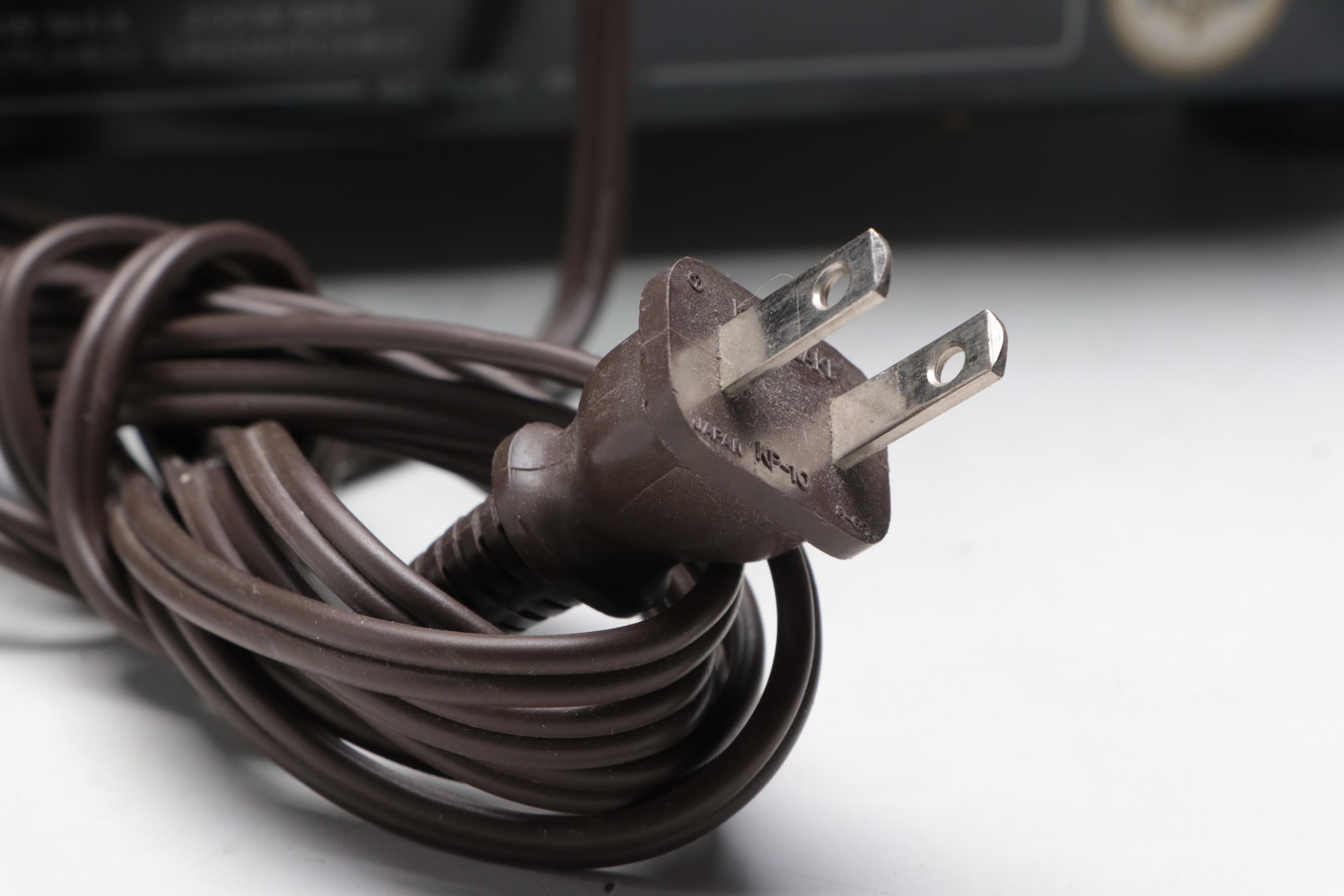 Kenwood Stereo Receiver With Kenwood "The Rock" Turntable, 1970s