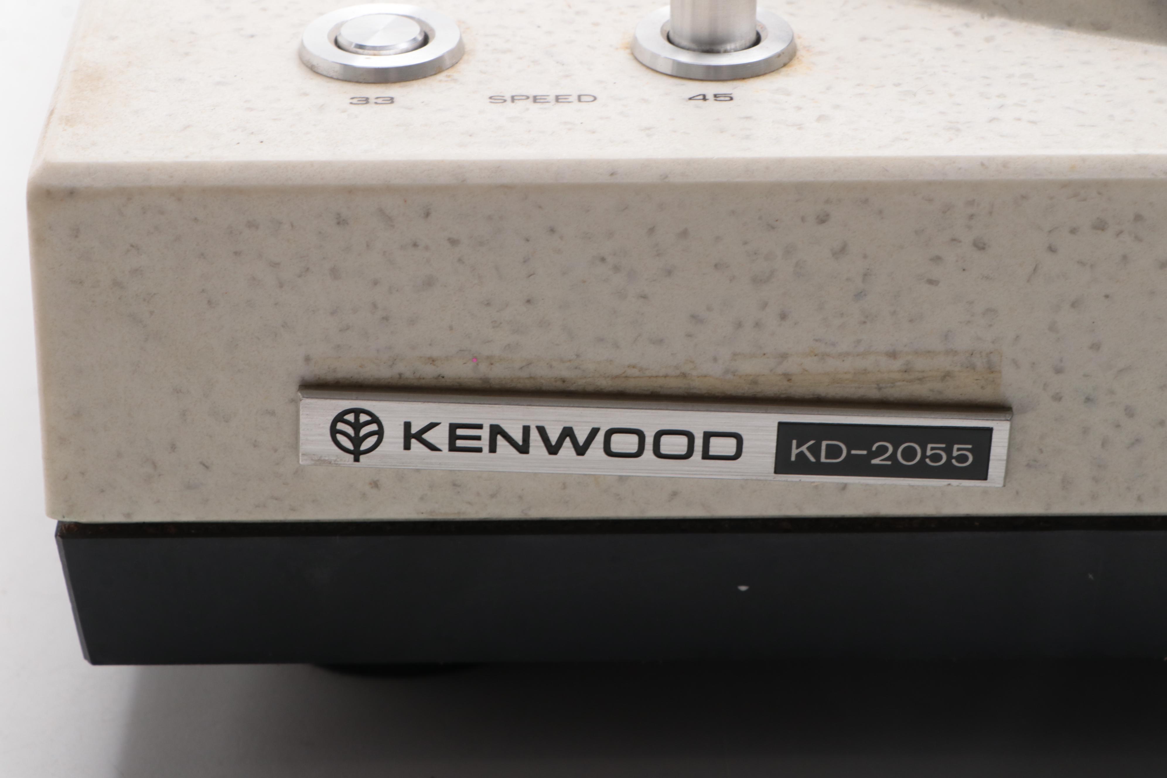 Kenwood Stereo Receiver With Kenwood "The Rock" Turntable, 1970s