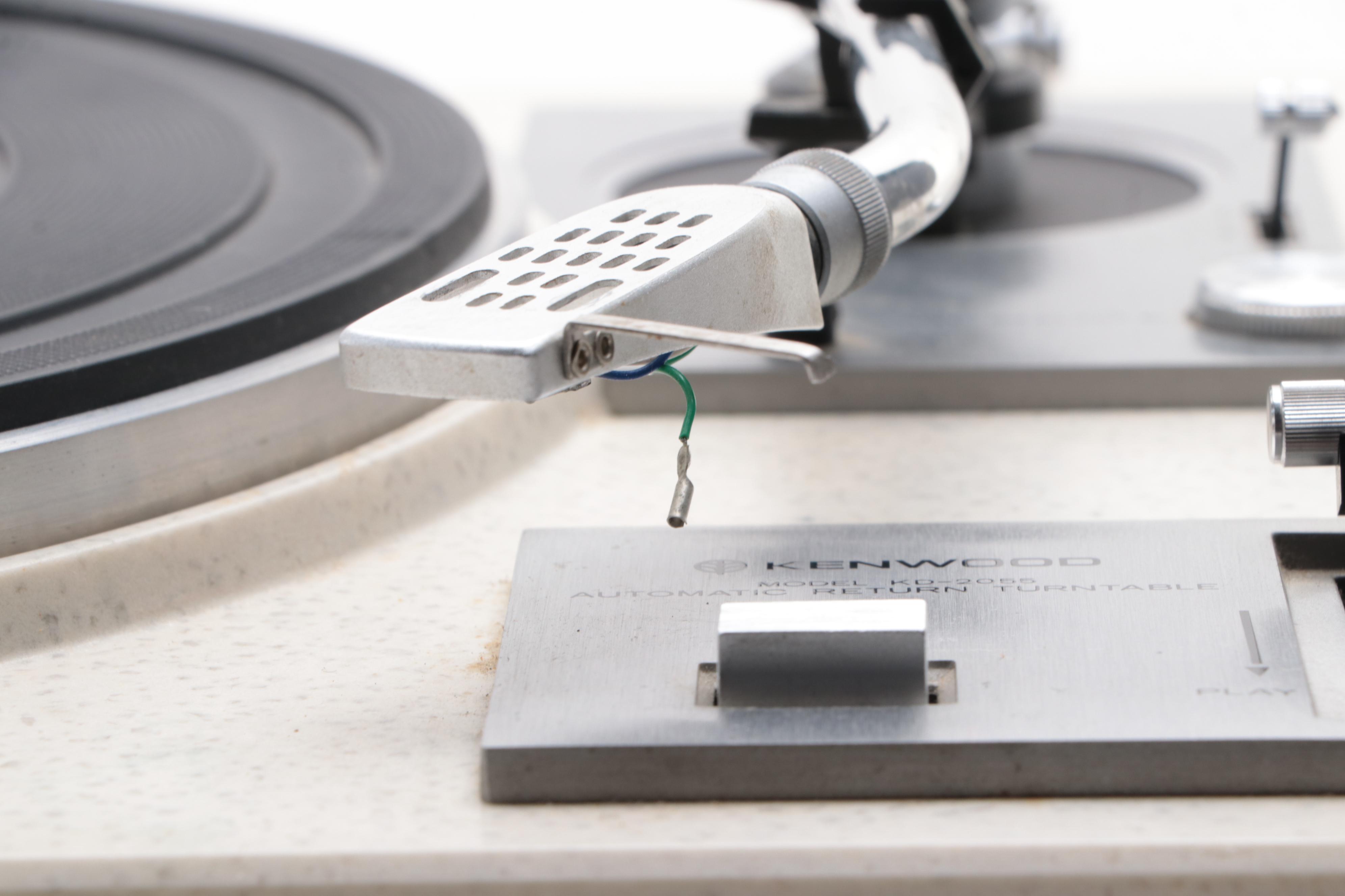 Kenwood Stereo Receiver With Kenwood "The Rock" Turntable, 1970s