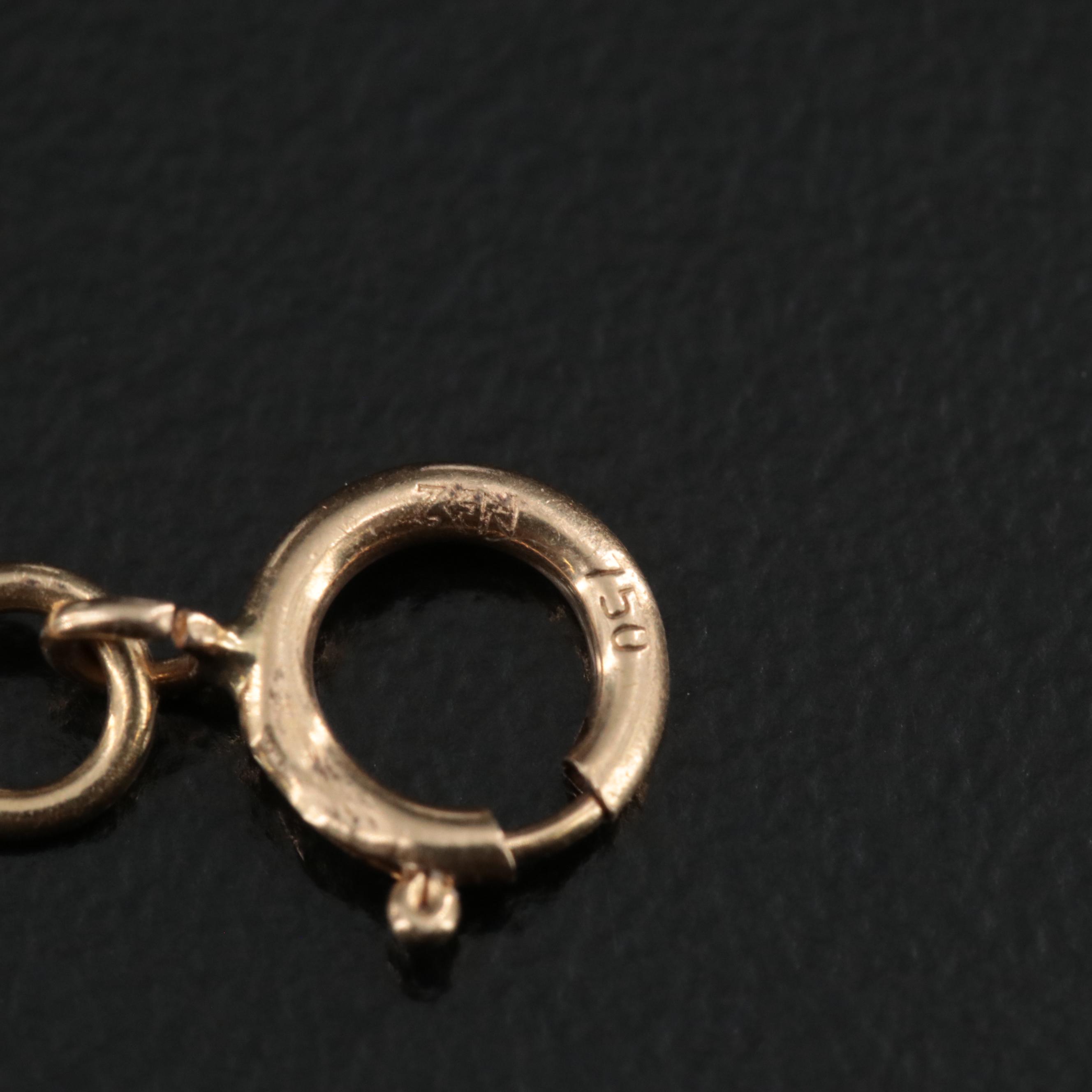 18K Sapphire and Diamond Station Bracelet