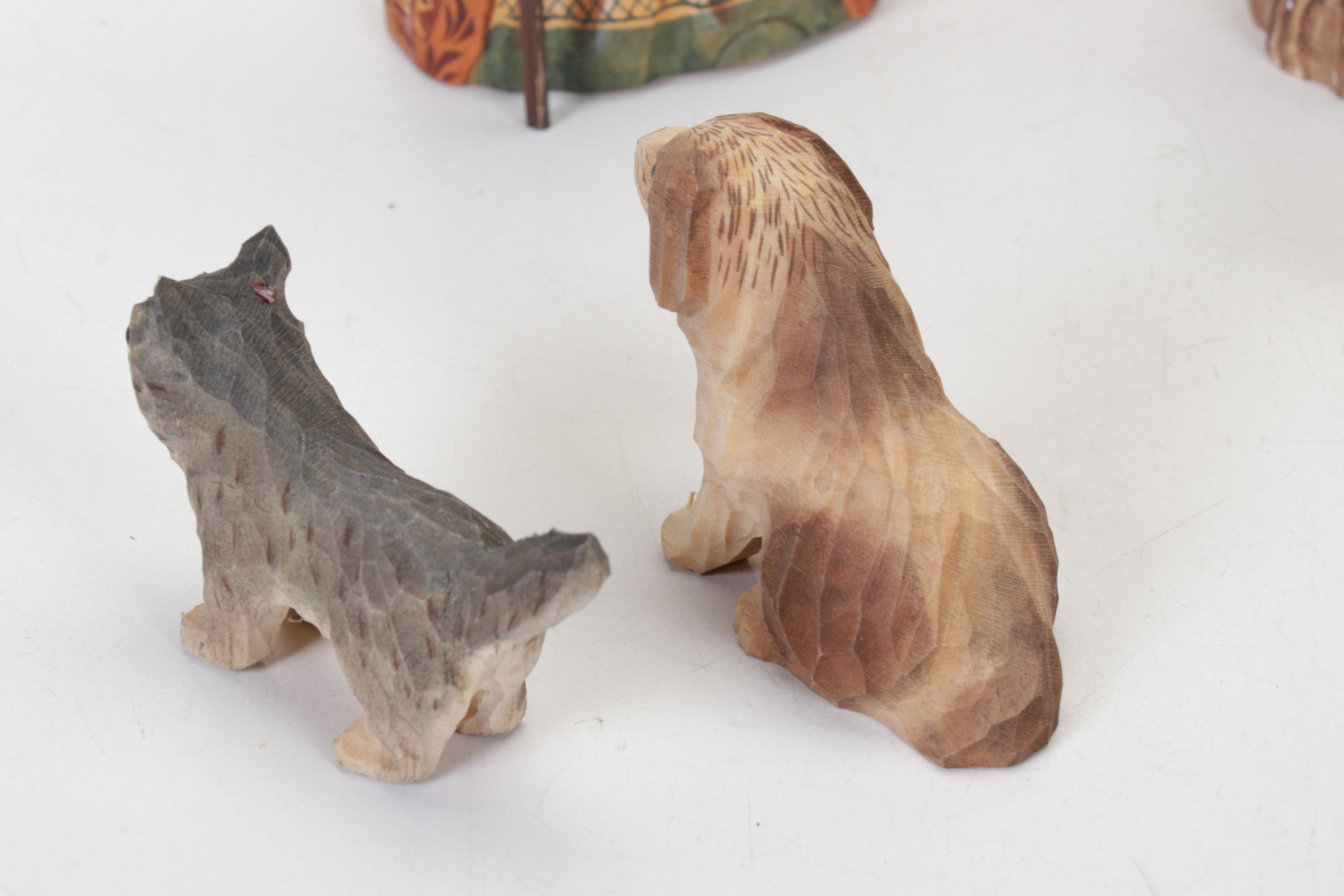 G. DeBrekht Russia Limited Edition Hand Carved Angels and Russia Nativity