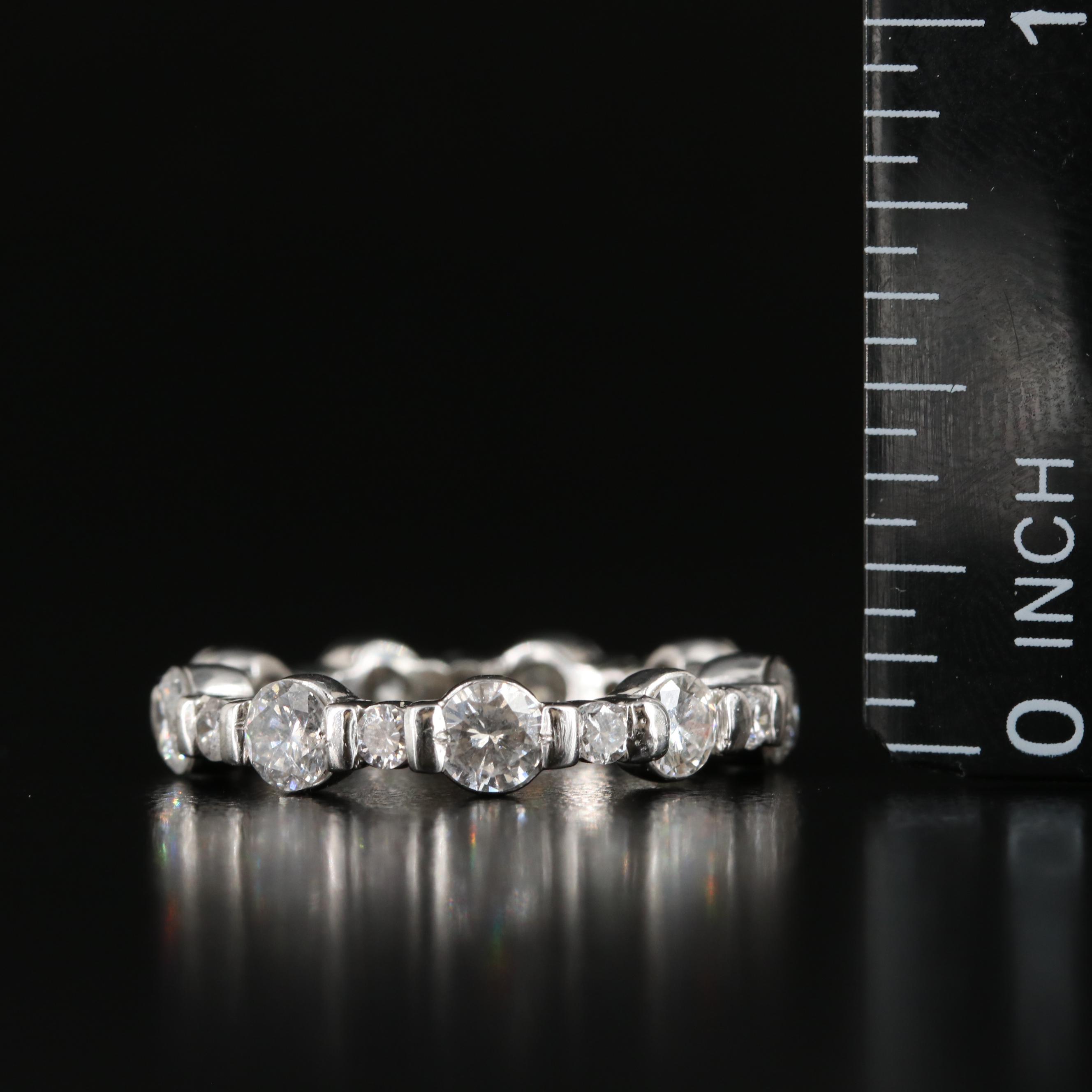 Platinum 2.13 CTW Diamond Eternity Band