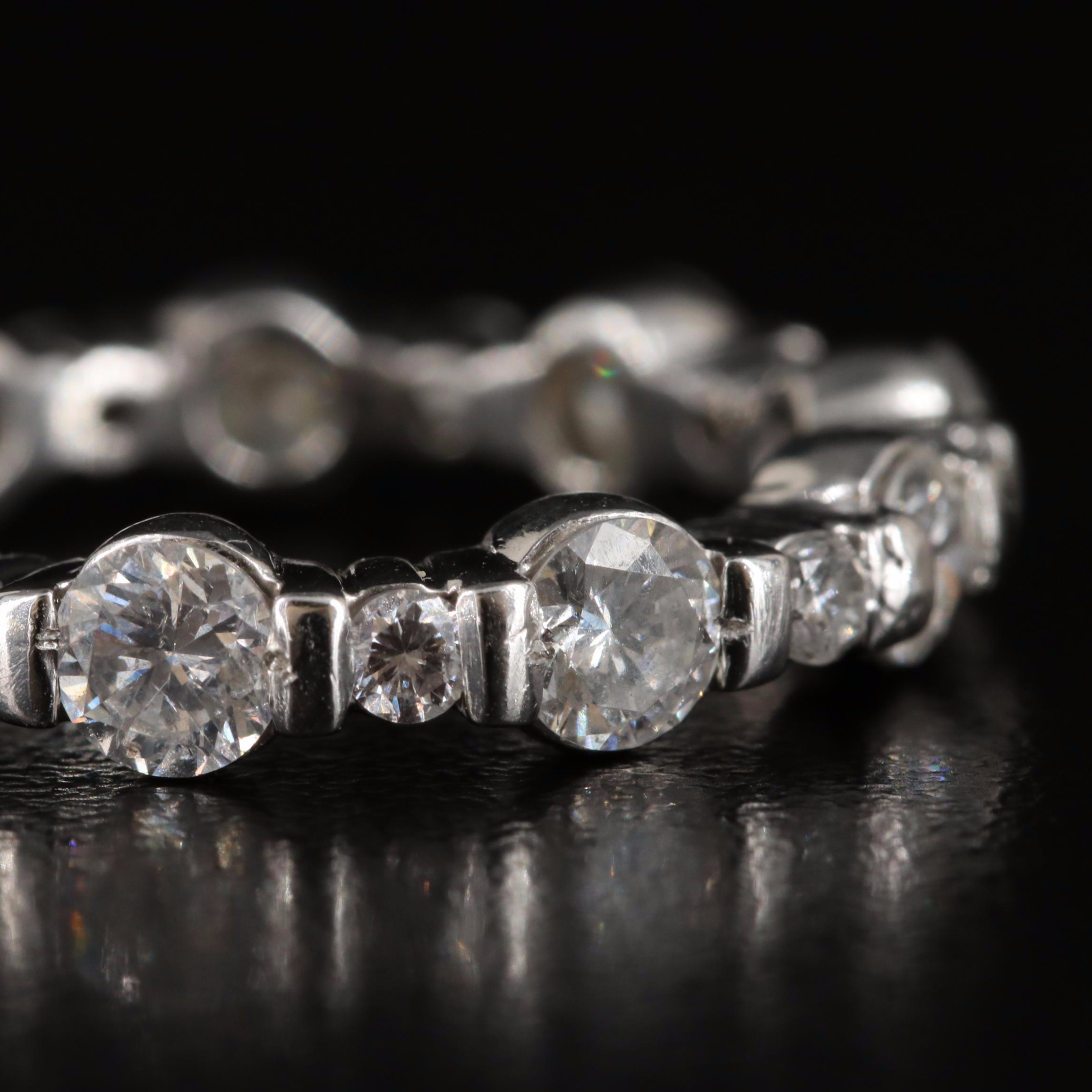 Platinum 2.13 CTW Diamond Eternity Band