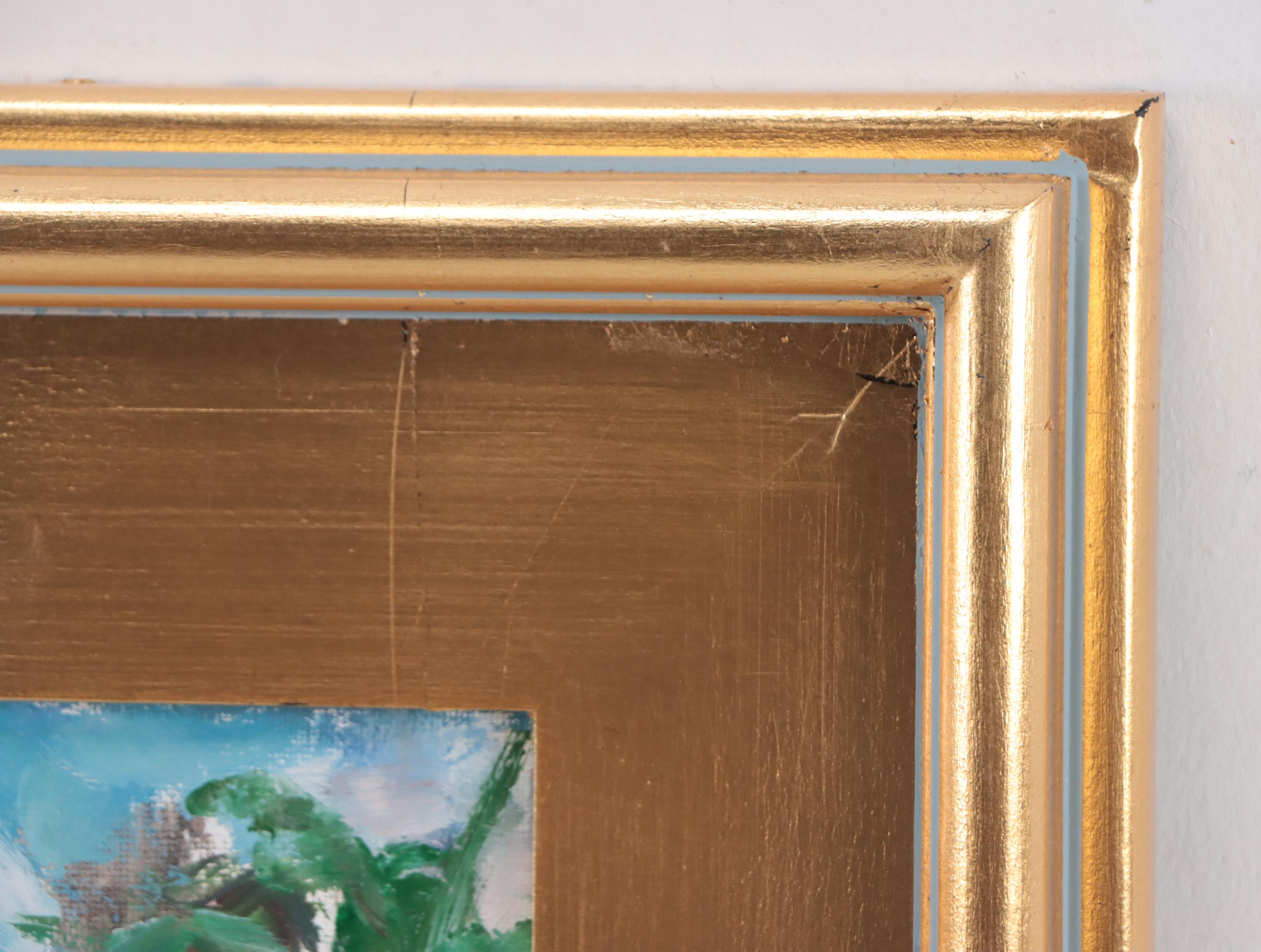 R.M. Mortenson Oil Painting of Seascape, 2023