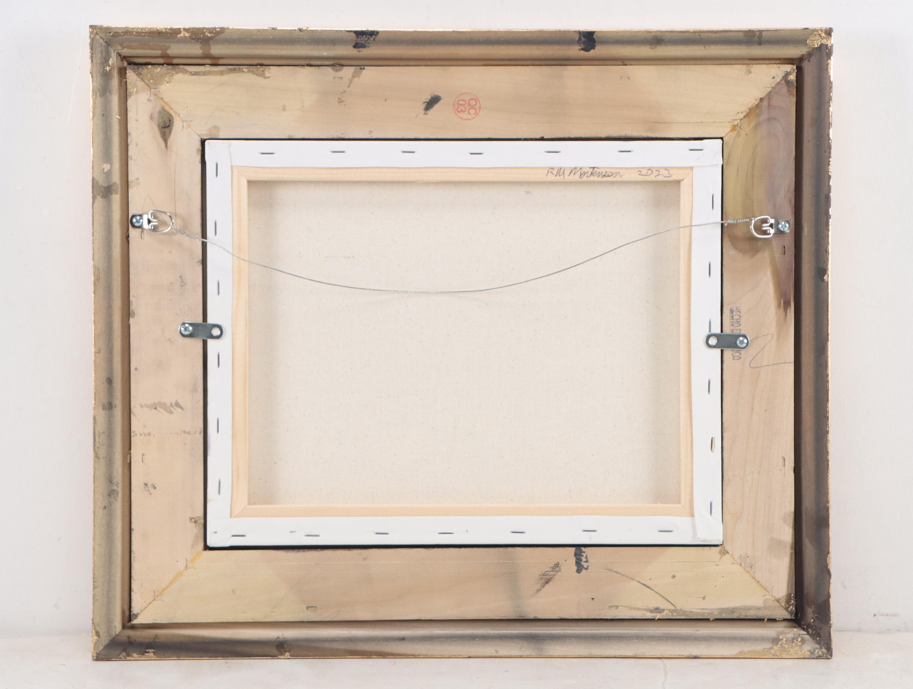 R.M. Mortenson Oil Painting of Seascape, 2023