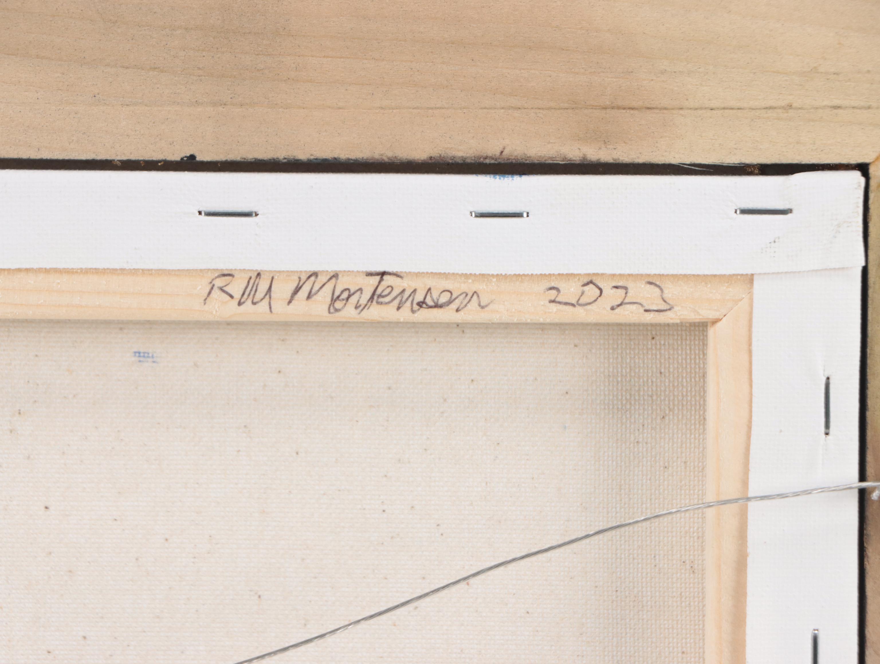 R.M. Mortenson Oil Painting of Seascape, 2023