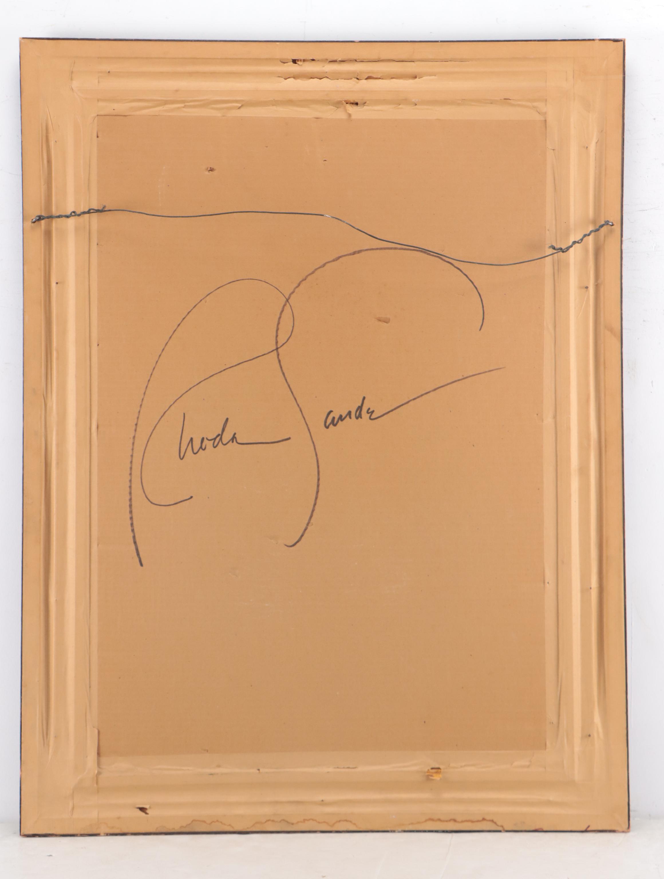 Lithograph of Satyr Playing Double Flute for "Deutsches Maler Journal"