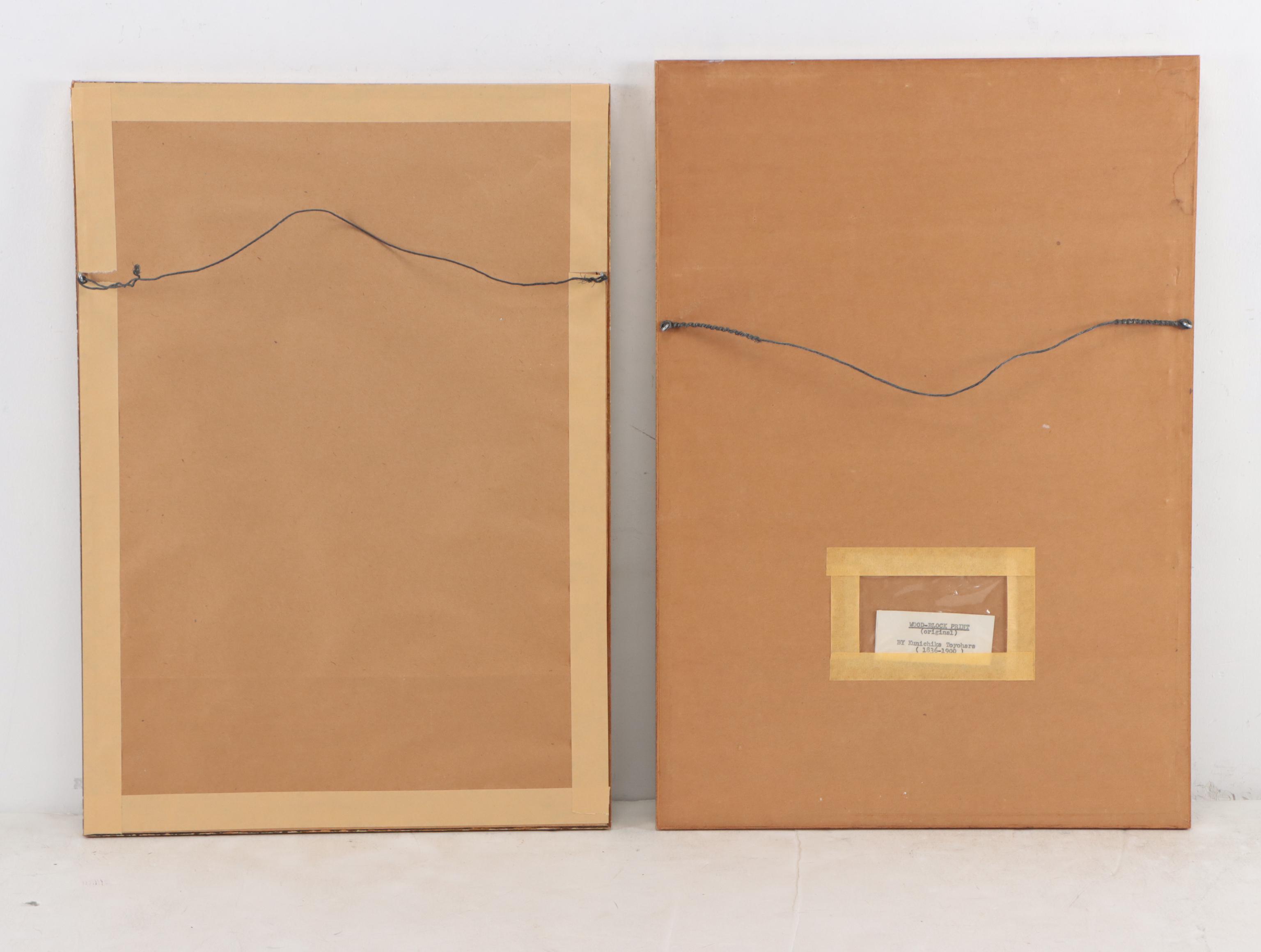 Japanese Woodblock Prints with Toyohara Kunichika and Utigawa Kunisada