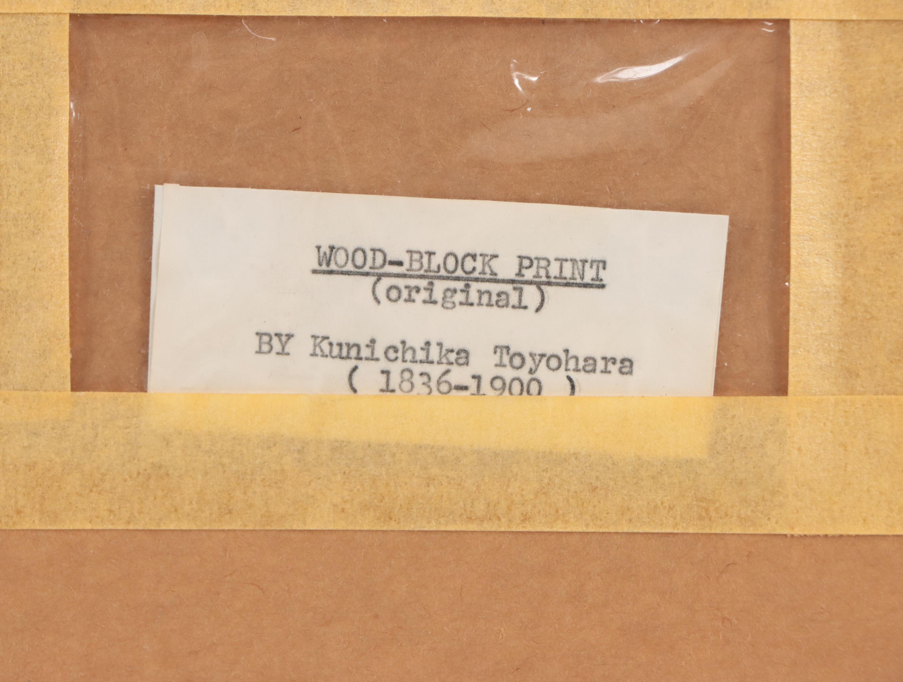 Japanese Woodblock Prints with Toyohara Kunichika and Utigawa Kunisada