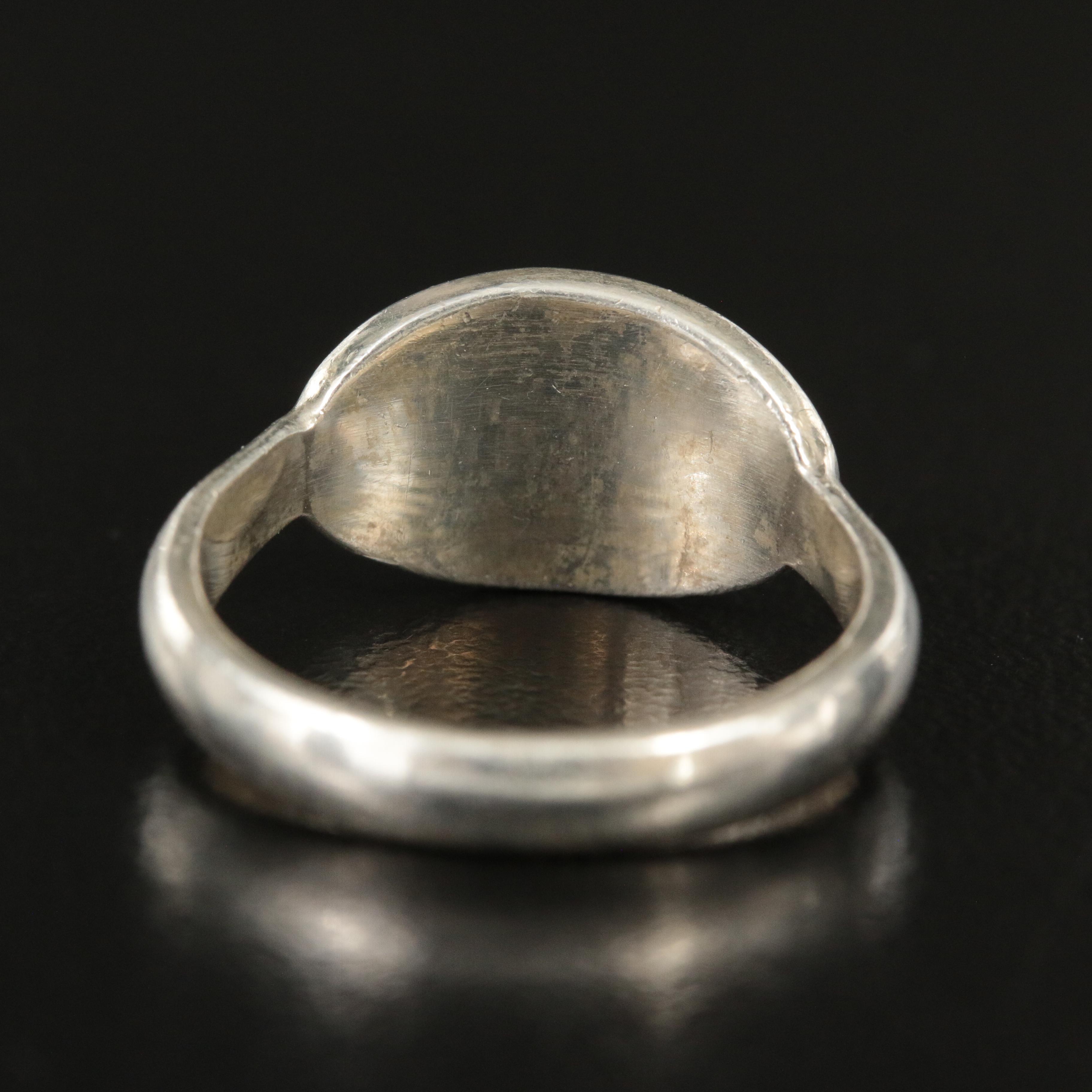 Tiffany & Co. "Return to Tiffany" Sterling Oval Tag Ring