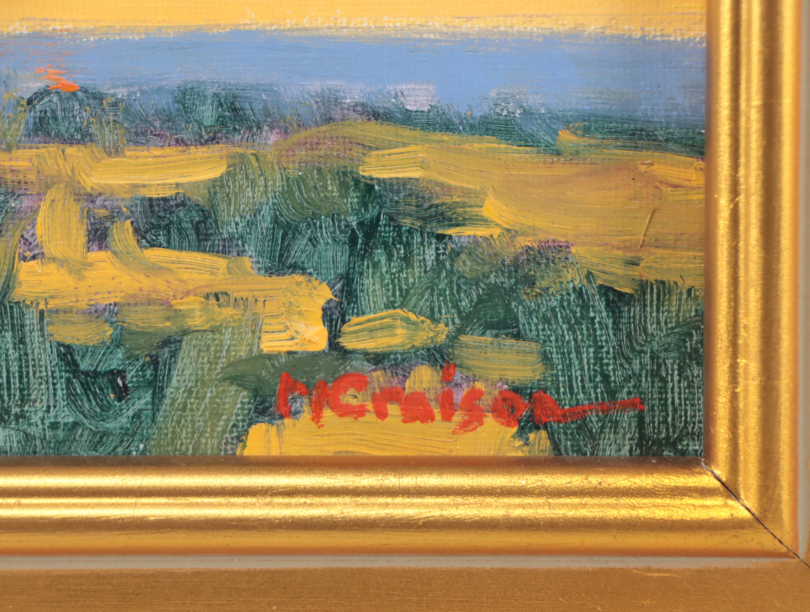 Marc A. Graison Landscape Oil Painting "New Mexico Sunset," 2023