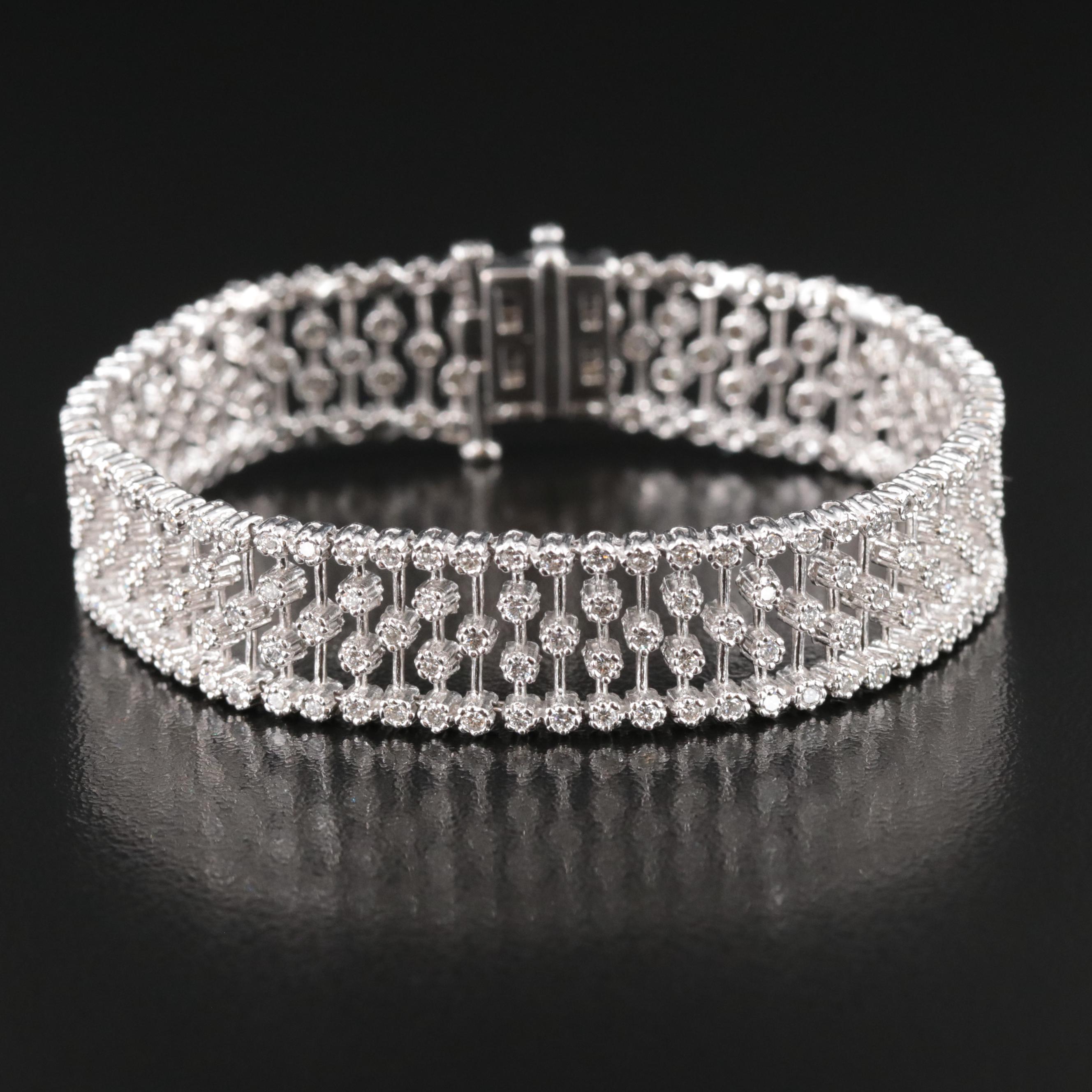14K 4.56 CTW Diamond Bracelet