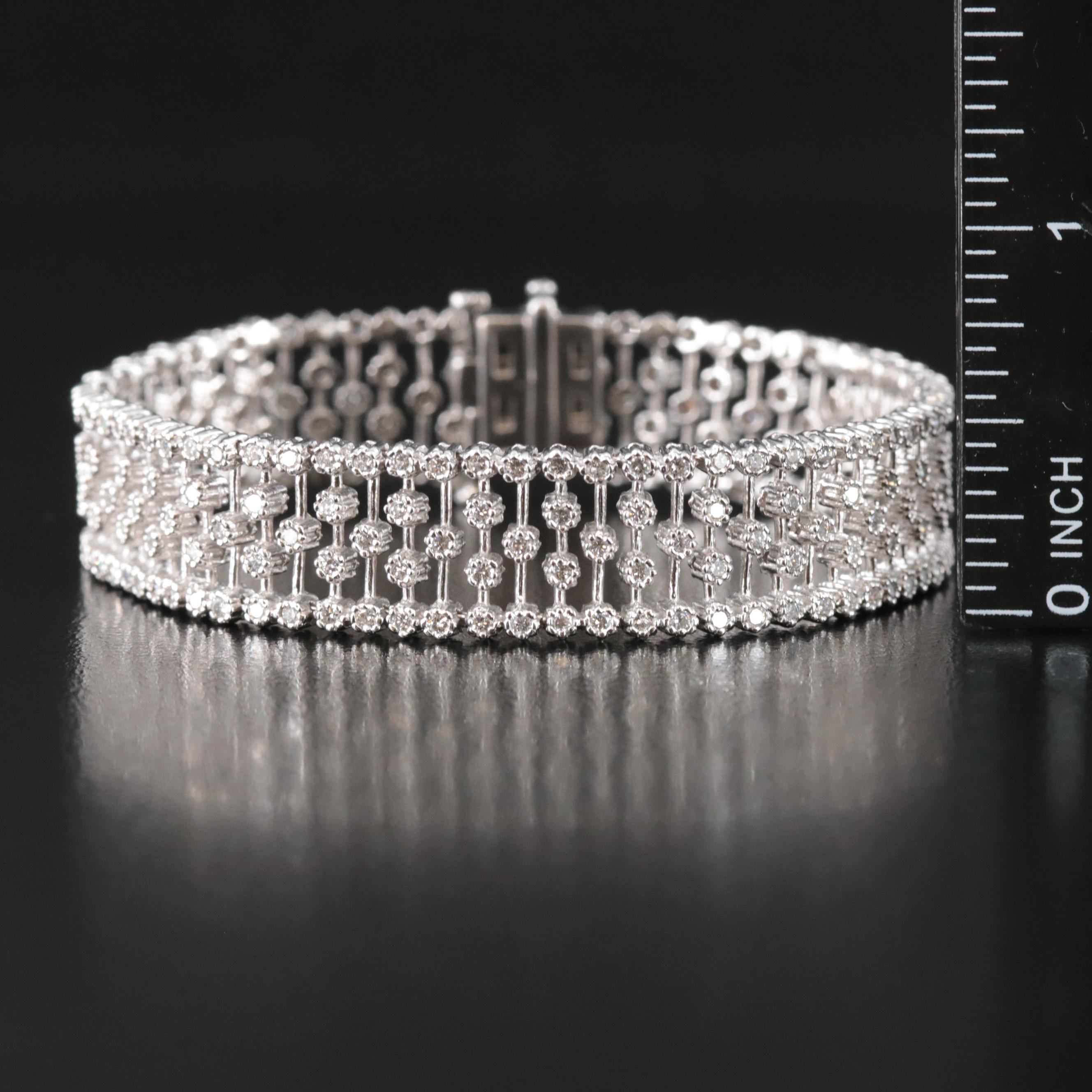14K 4.56 CTW Diamond Bracelet