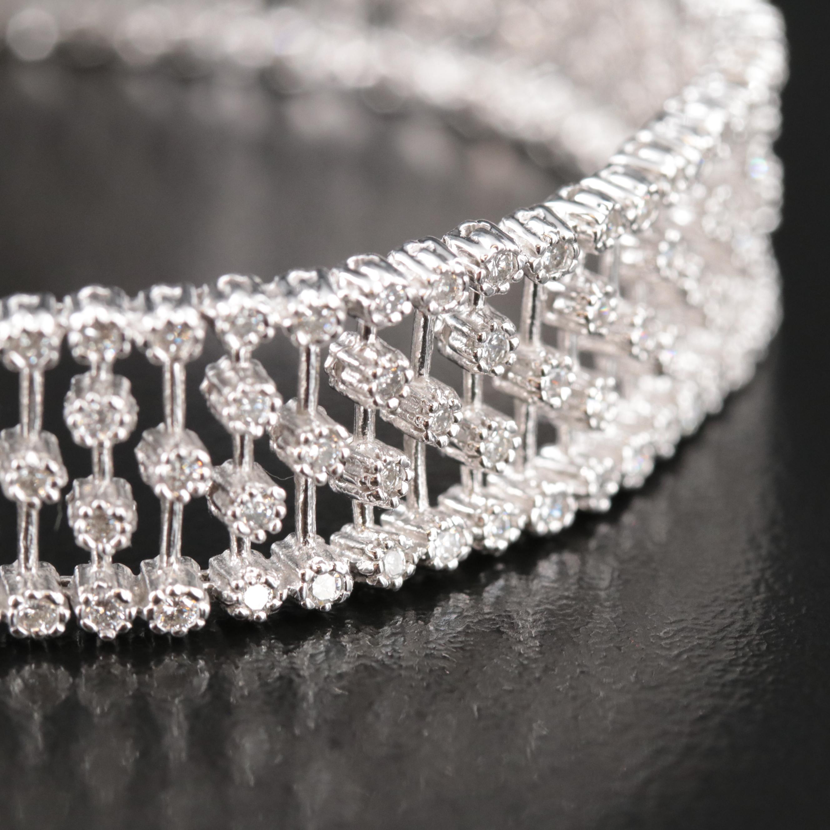 14K 4.56 CTW Diamond Bracelet