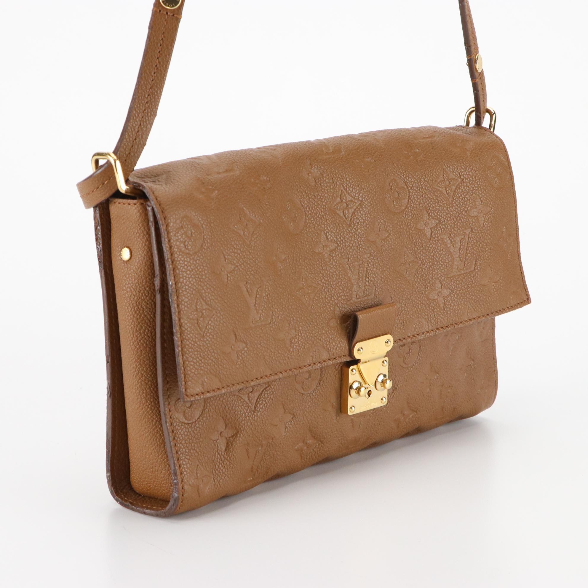Louis Vuitton Fascinante Bag in Havane Monogram Empreinte Leather