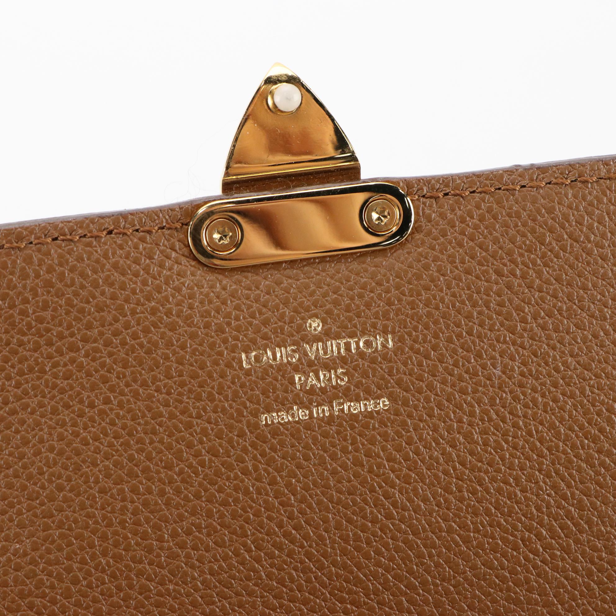 Louis Vuitton Fascinante Bag in Havane Monogram Empreinte Leather