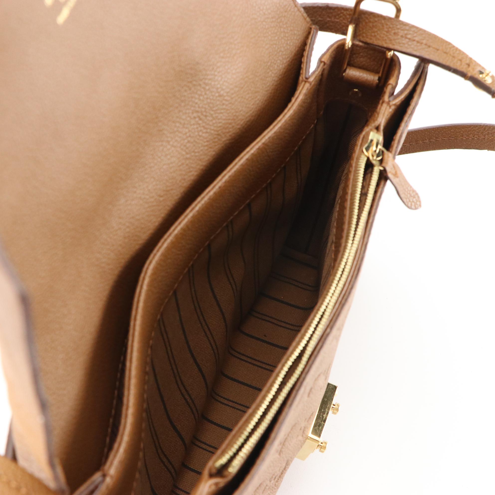 Louis Vuitton Fascinante Bag in Havane Monogram Empreinte Leather