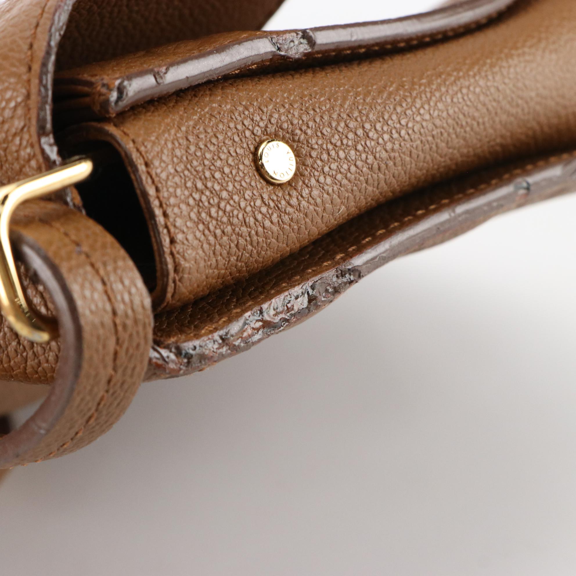 Louis Vuitton Fascinante Bag in Havane Monogram Empreinte Leather