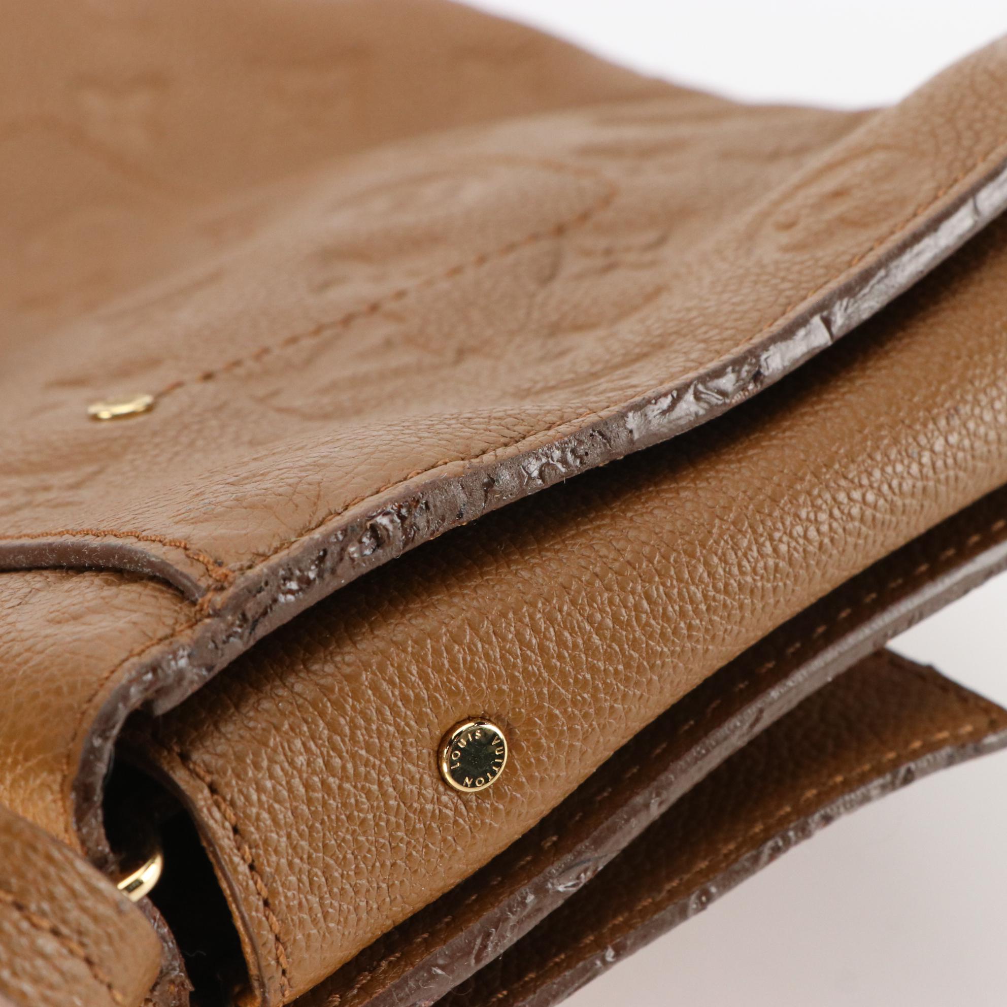 Louis Vuitton Fascinante Bag in Havane Monogram Empreinte Leather