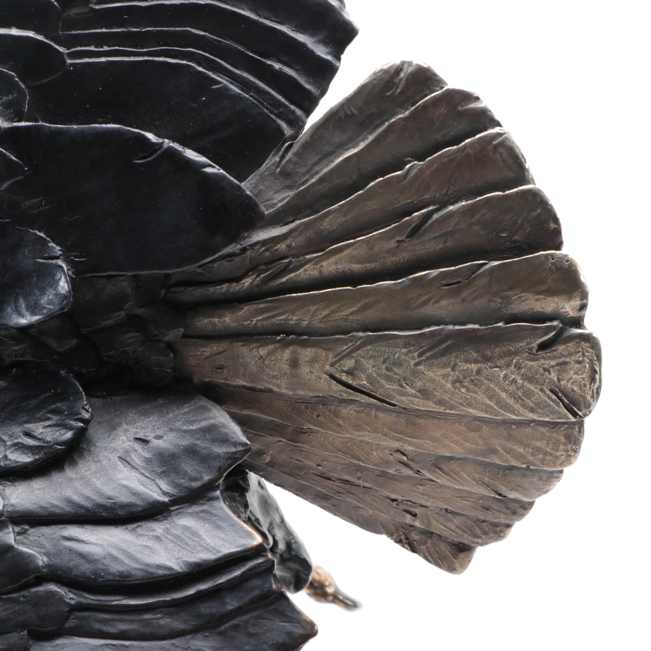 Mark Hopkins Bronze Eagle Sculpture, 2002