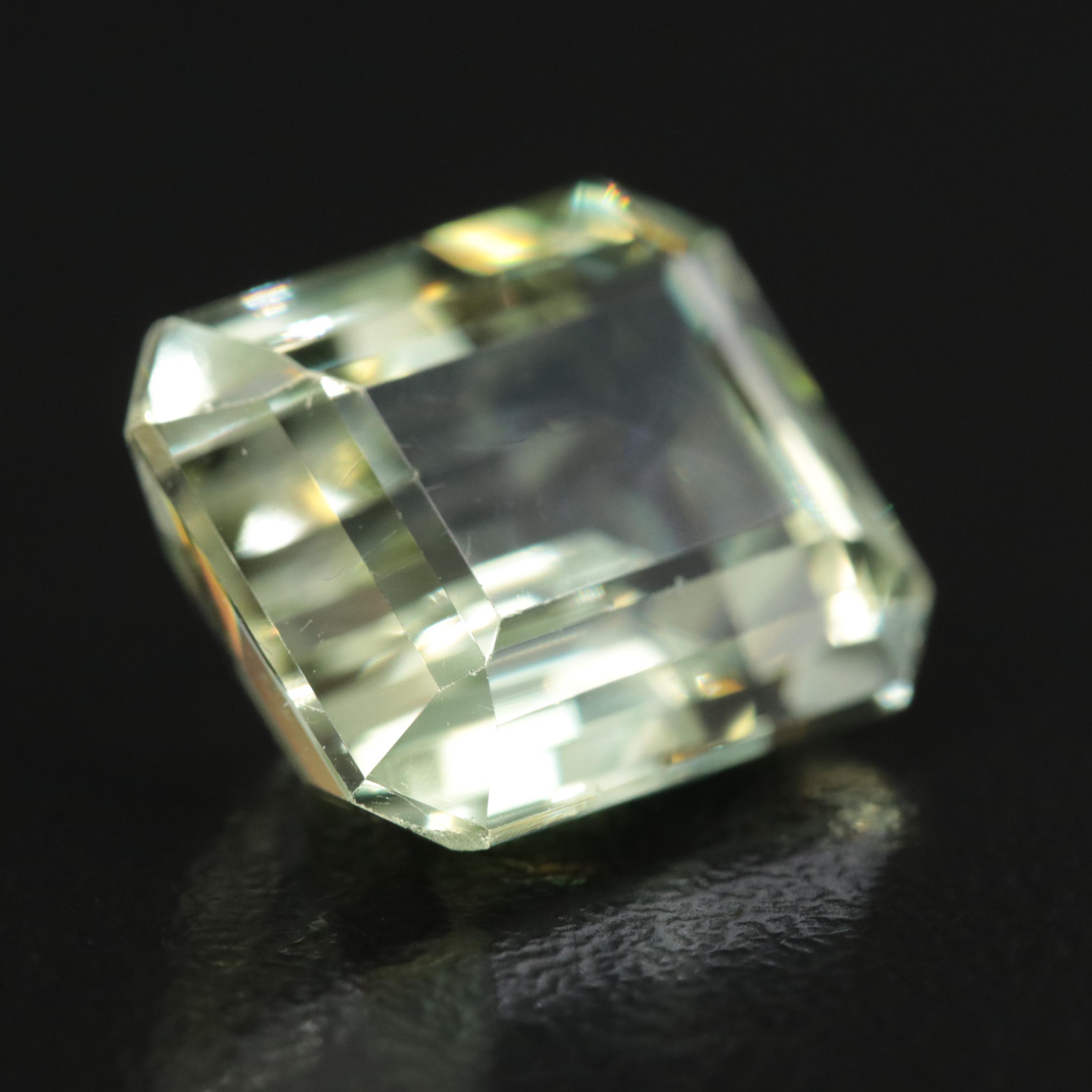 Loose 9.87 CT Prasiolite