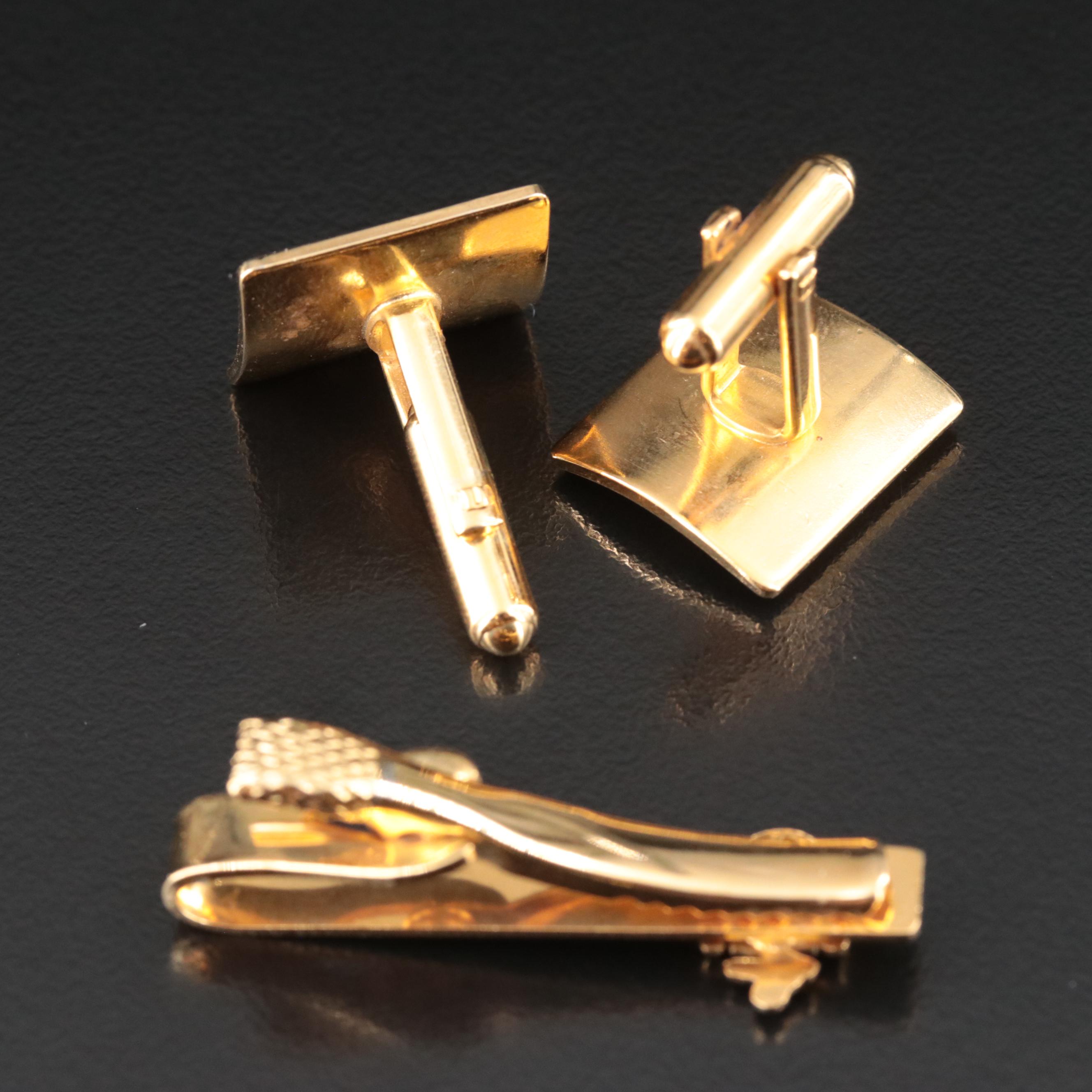 U.S. Navy Cufflinks and Tie Bar