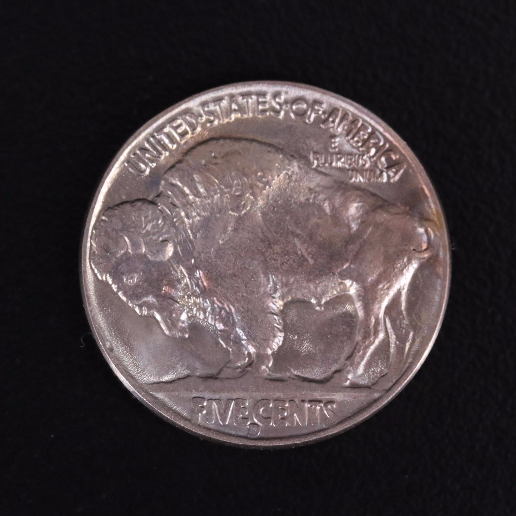Uncirculated 1938-D Buffalo Nickel