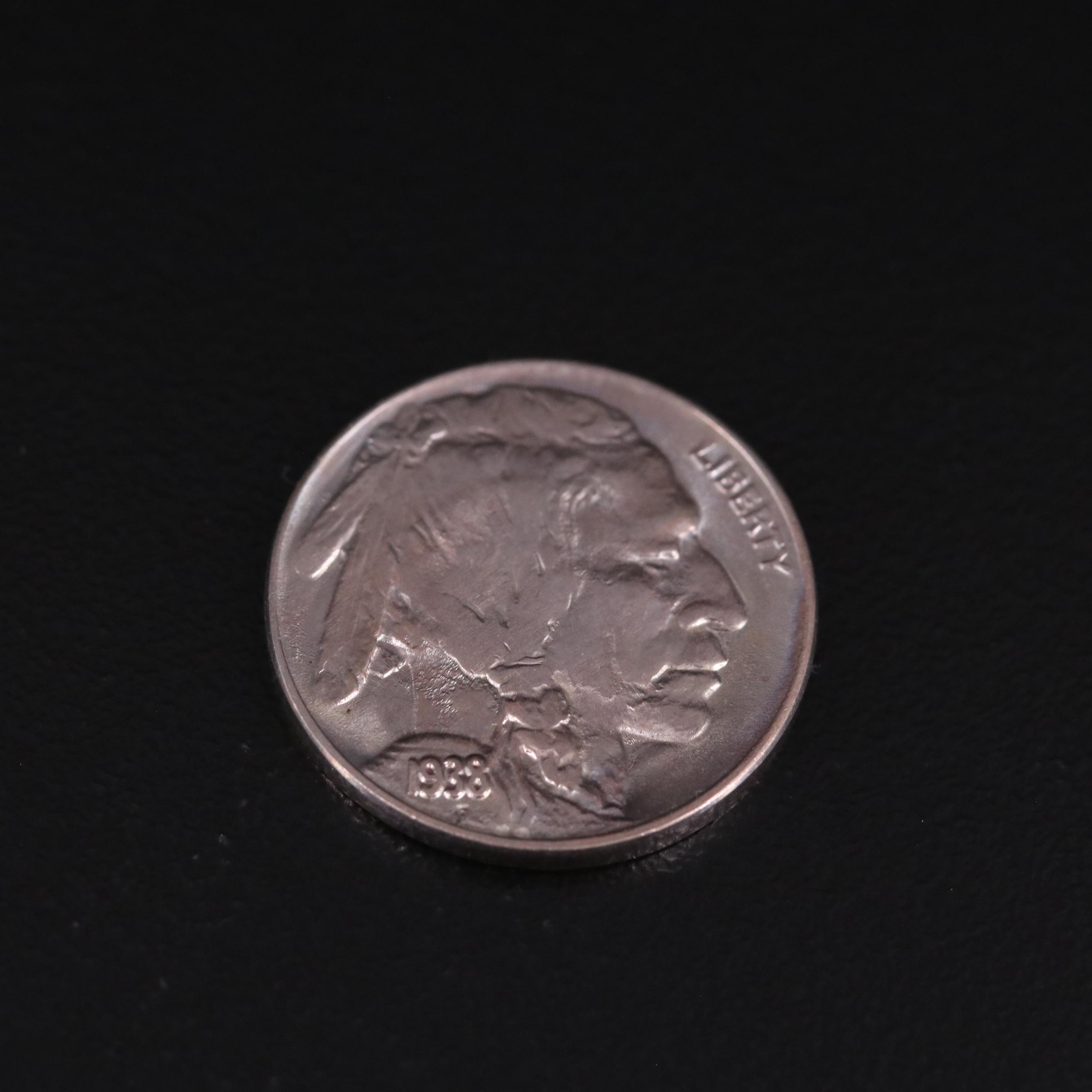 Uncirculated 1938-D Buffalo Nickel