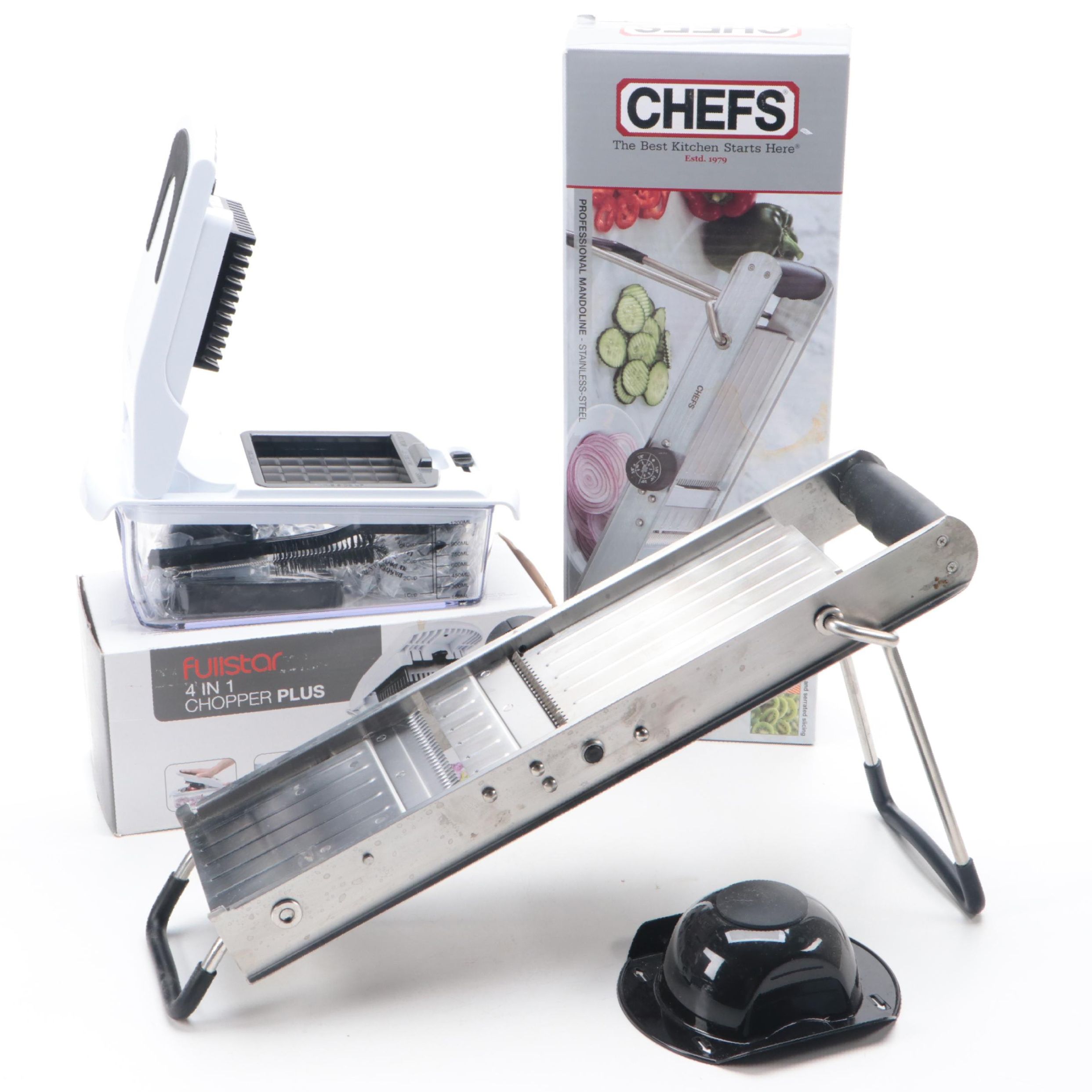 Chefs Stainless Steel Professional Mandoline and Fullstar Vegetable