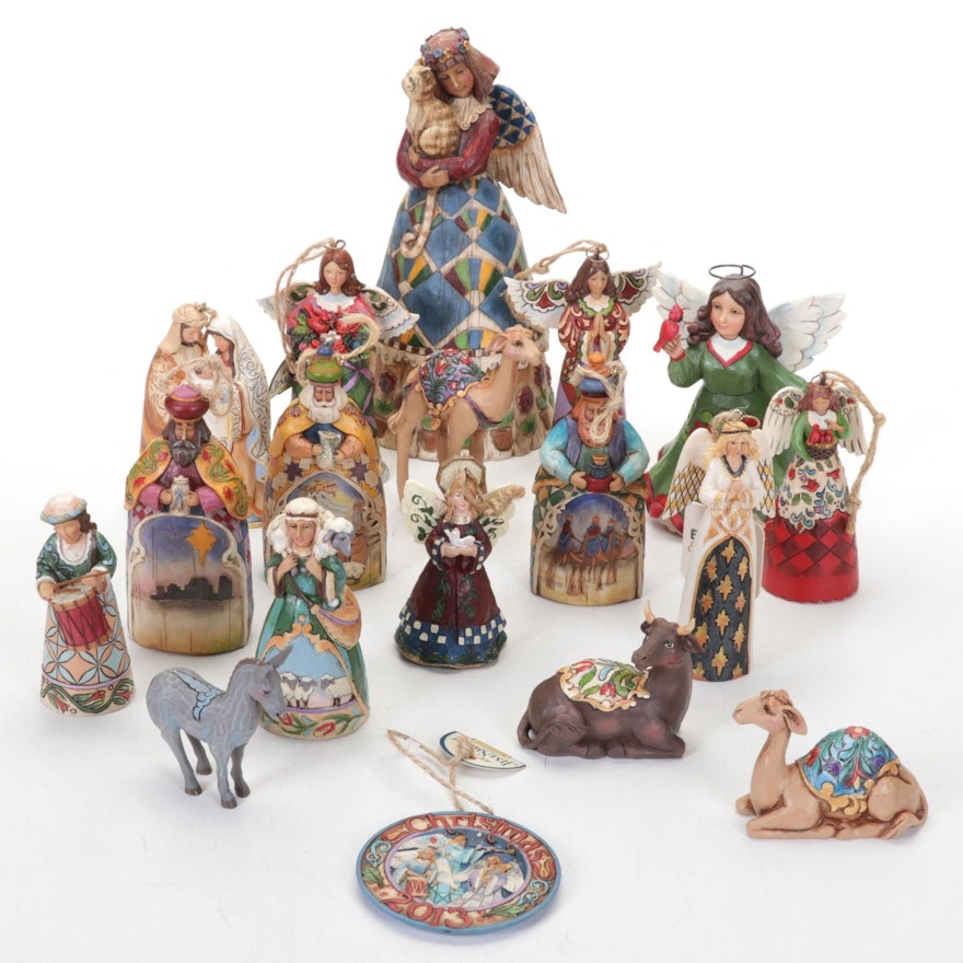 Jim Shore Heartwood Creek Angels, Holy Family and Christmas Story Figurines