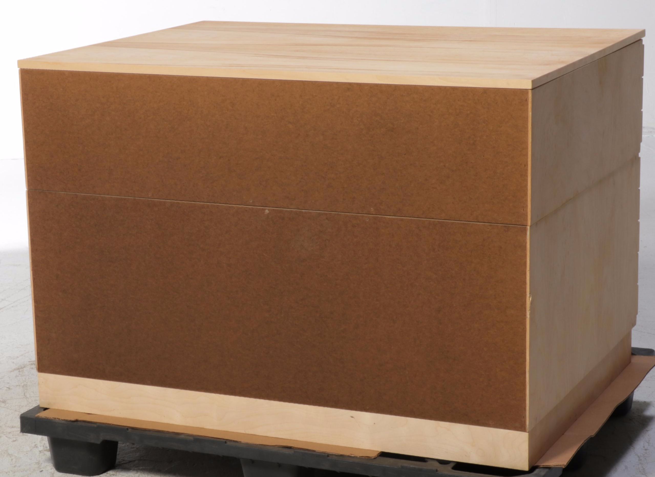 Wooden Eight Drawer Plan Chest