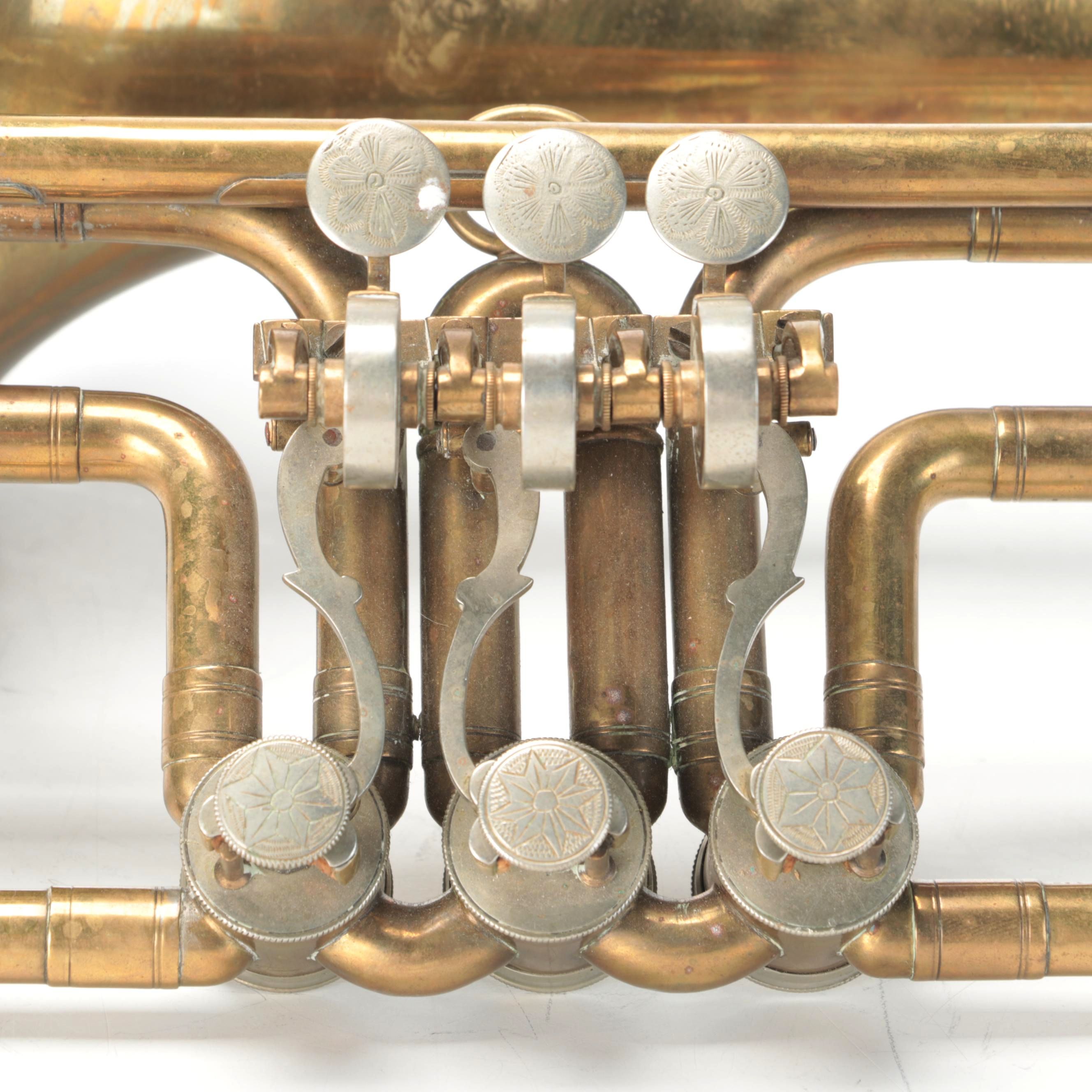 Rampone & Cazzani Milano Rotary Valve Trombone, Early 20th Century
