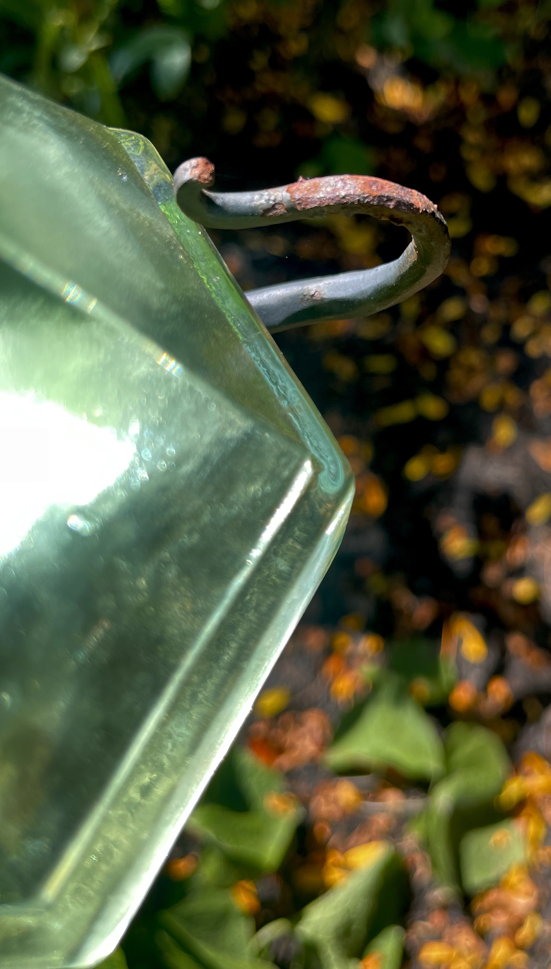 Five Replica Green Glass Ship Deck Light Prisms Garden Décor