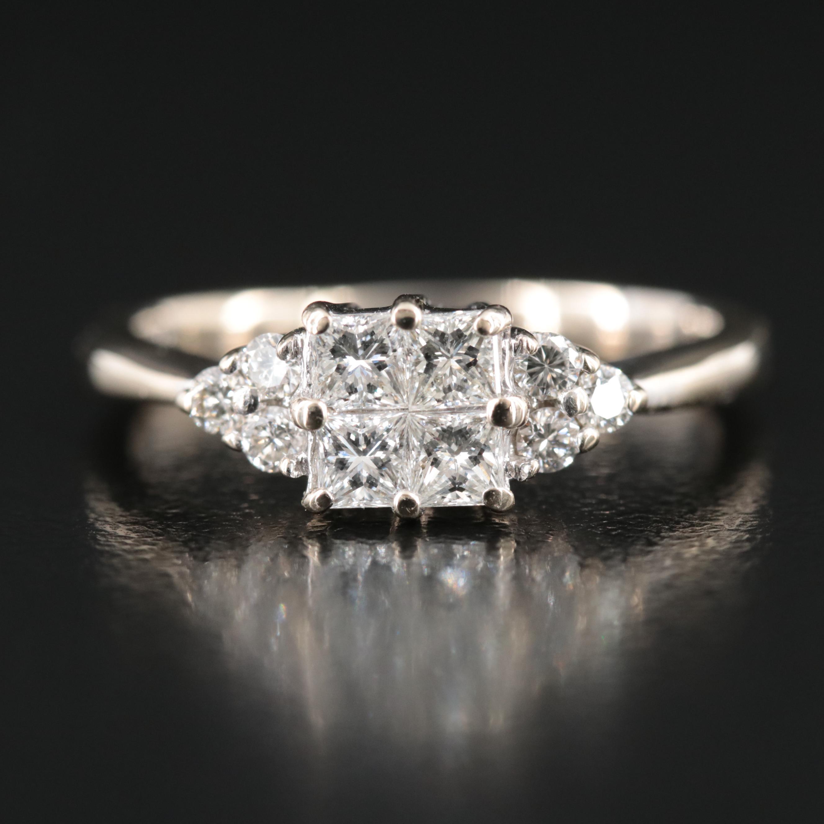 18K 0.68 CTW Diamond Ring