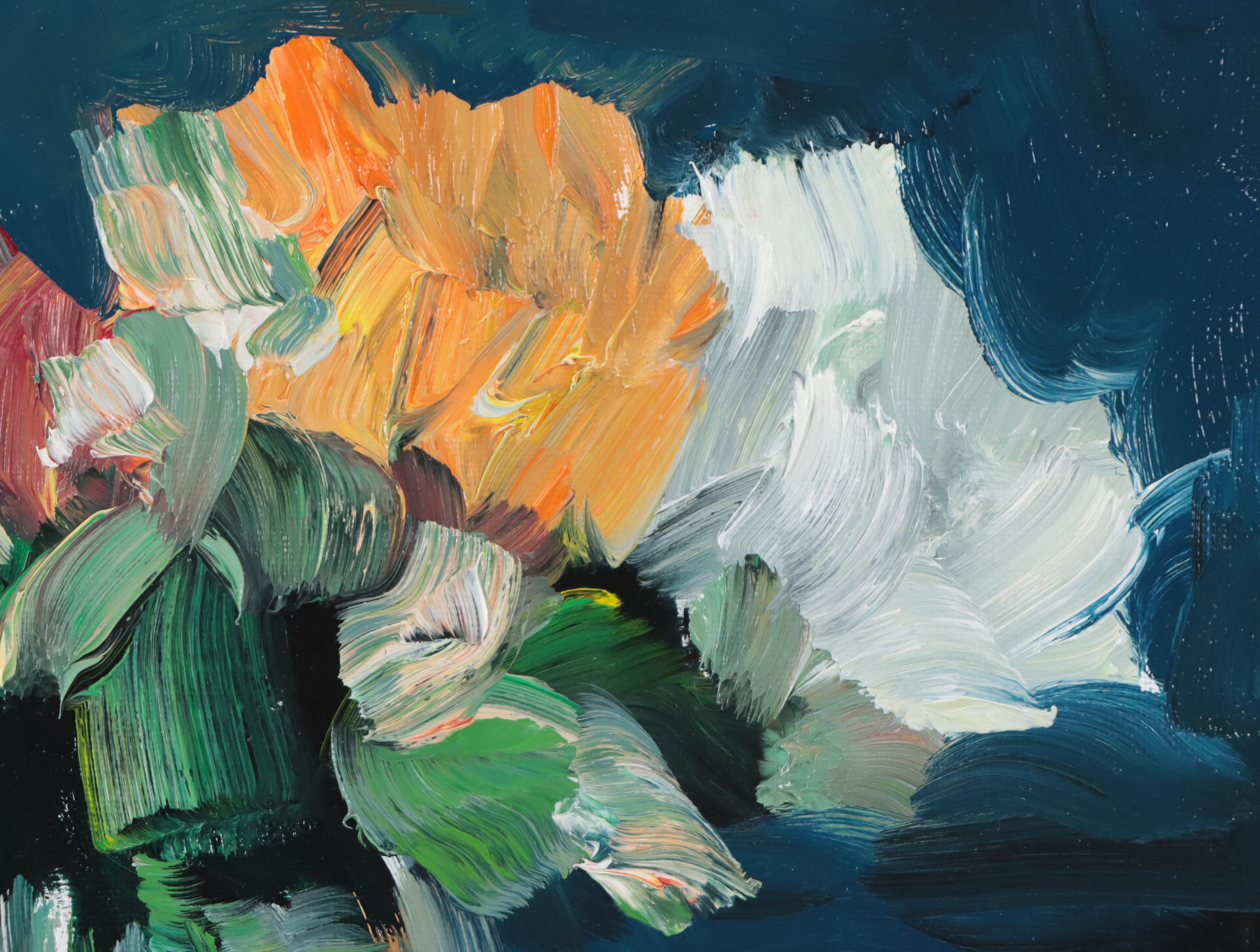 José Lima Floral Still Life Oil Painting, 2023