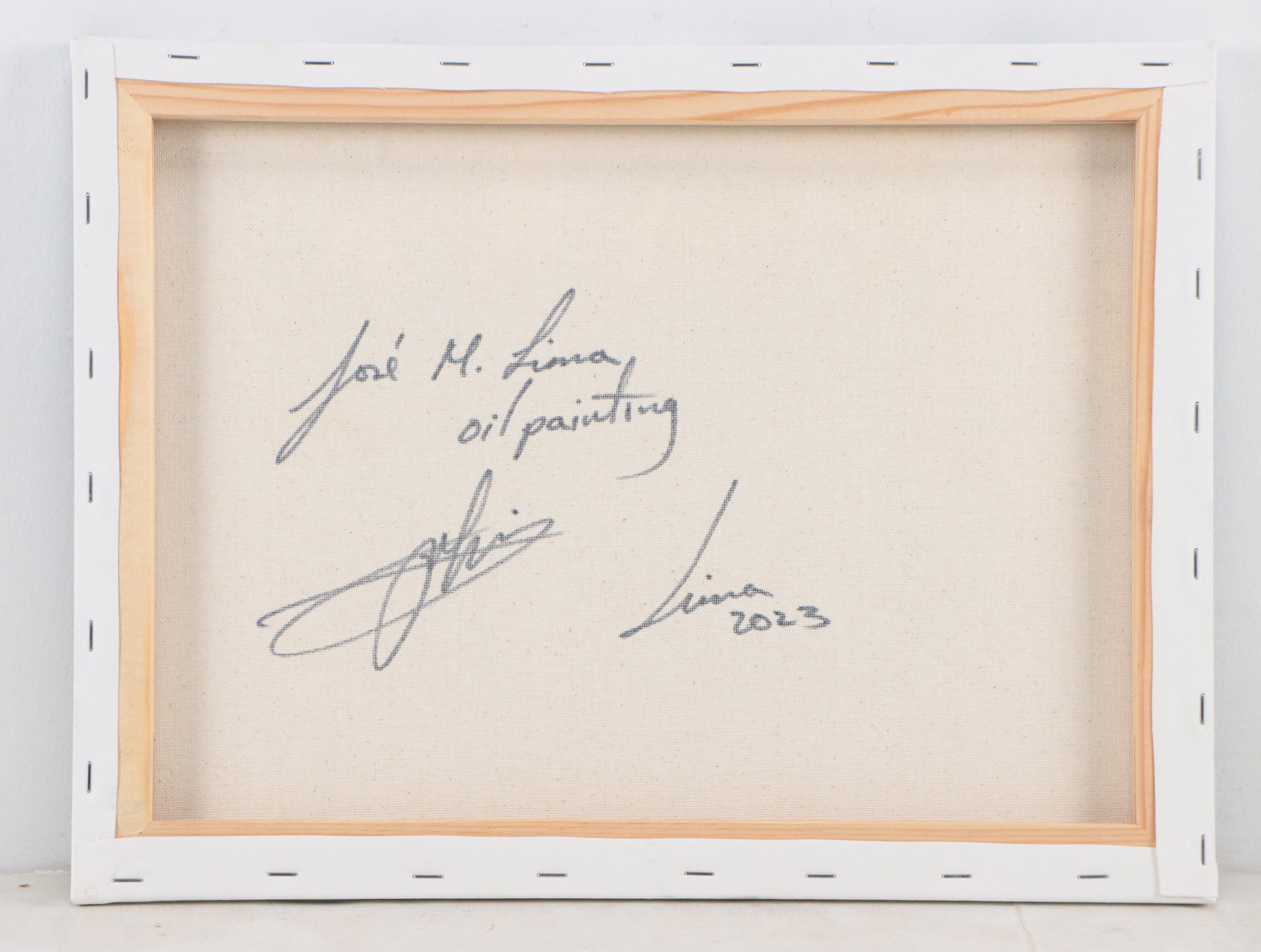 José Lima Floral Still Life Oil Painting, 2023