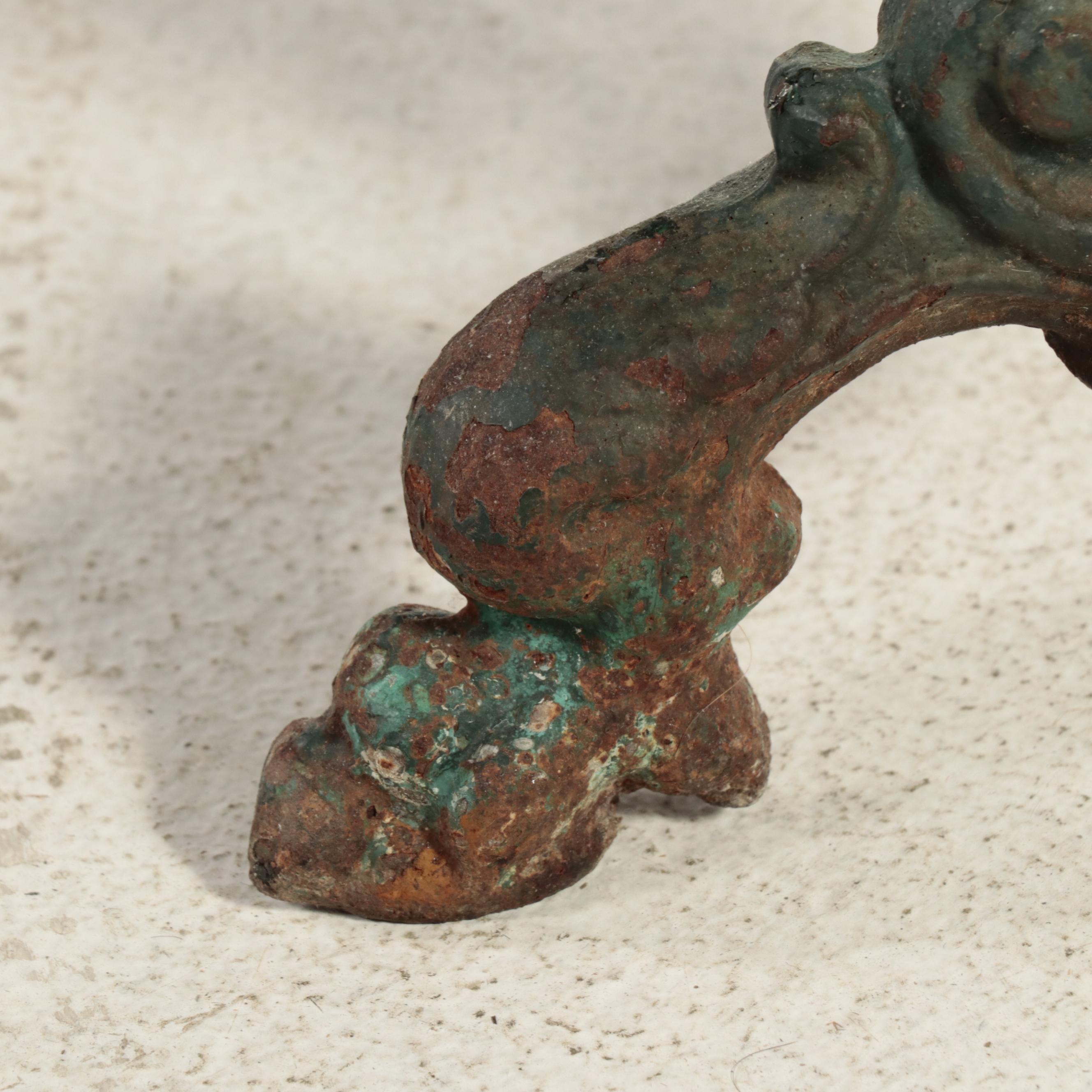 Victorian Style Cast Iron Tall and Short Plant Stands