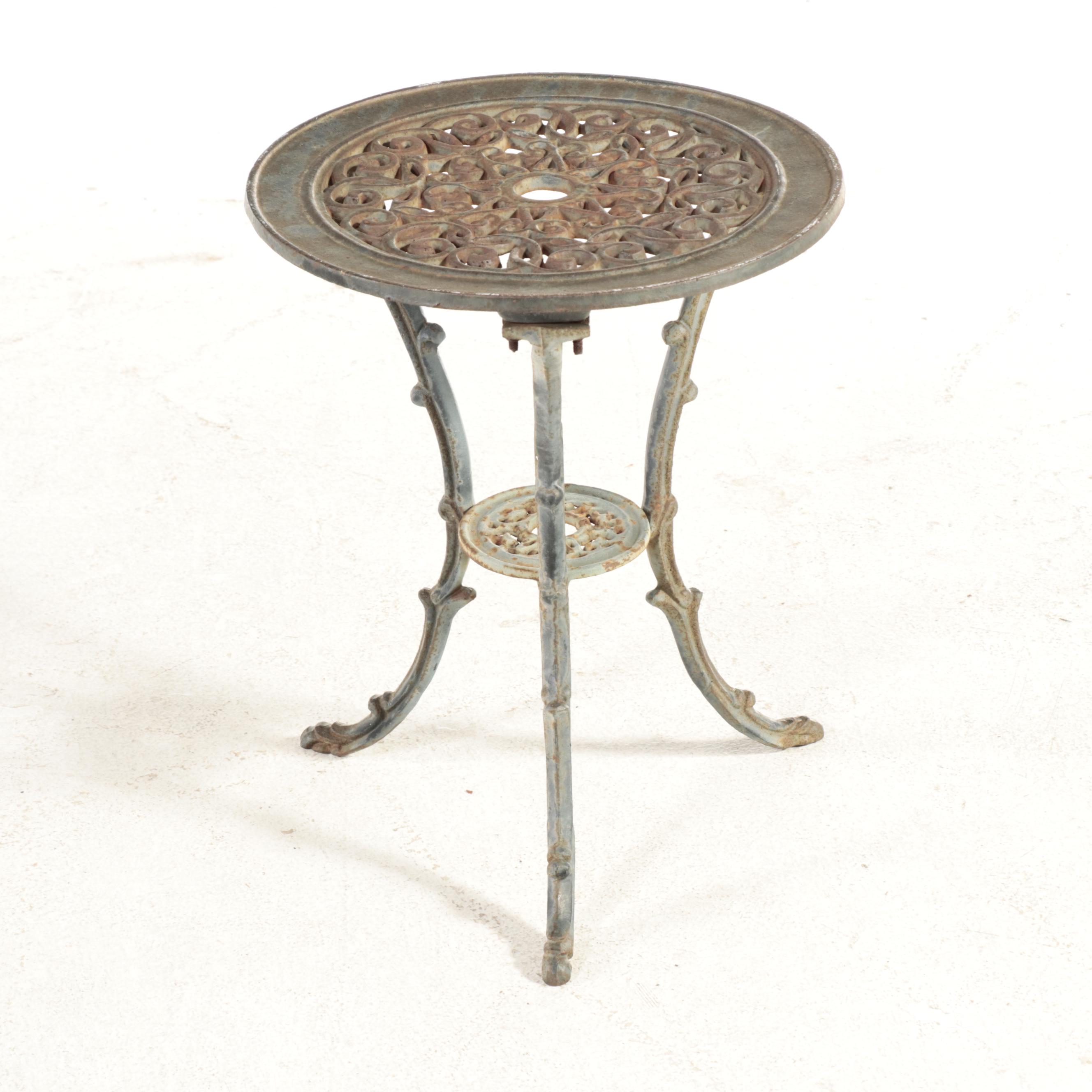 Victorian Style Cast Iron Tall and Short Plant Stands