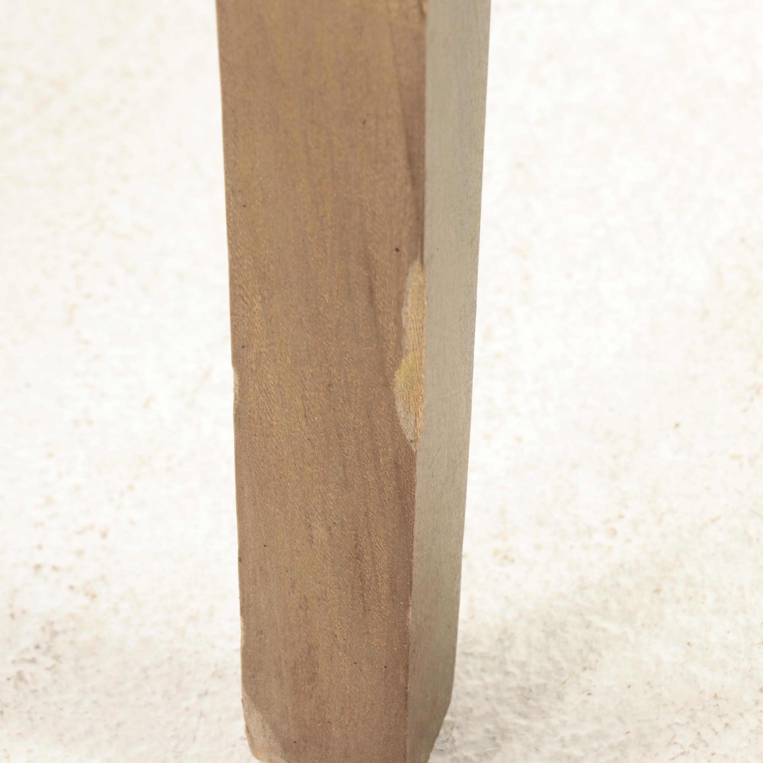 Four-Piece Blowing Rock Chair Co. French Provincial Style Pecan Dining Chairs