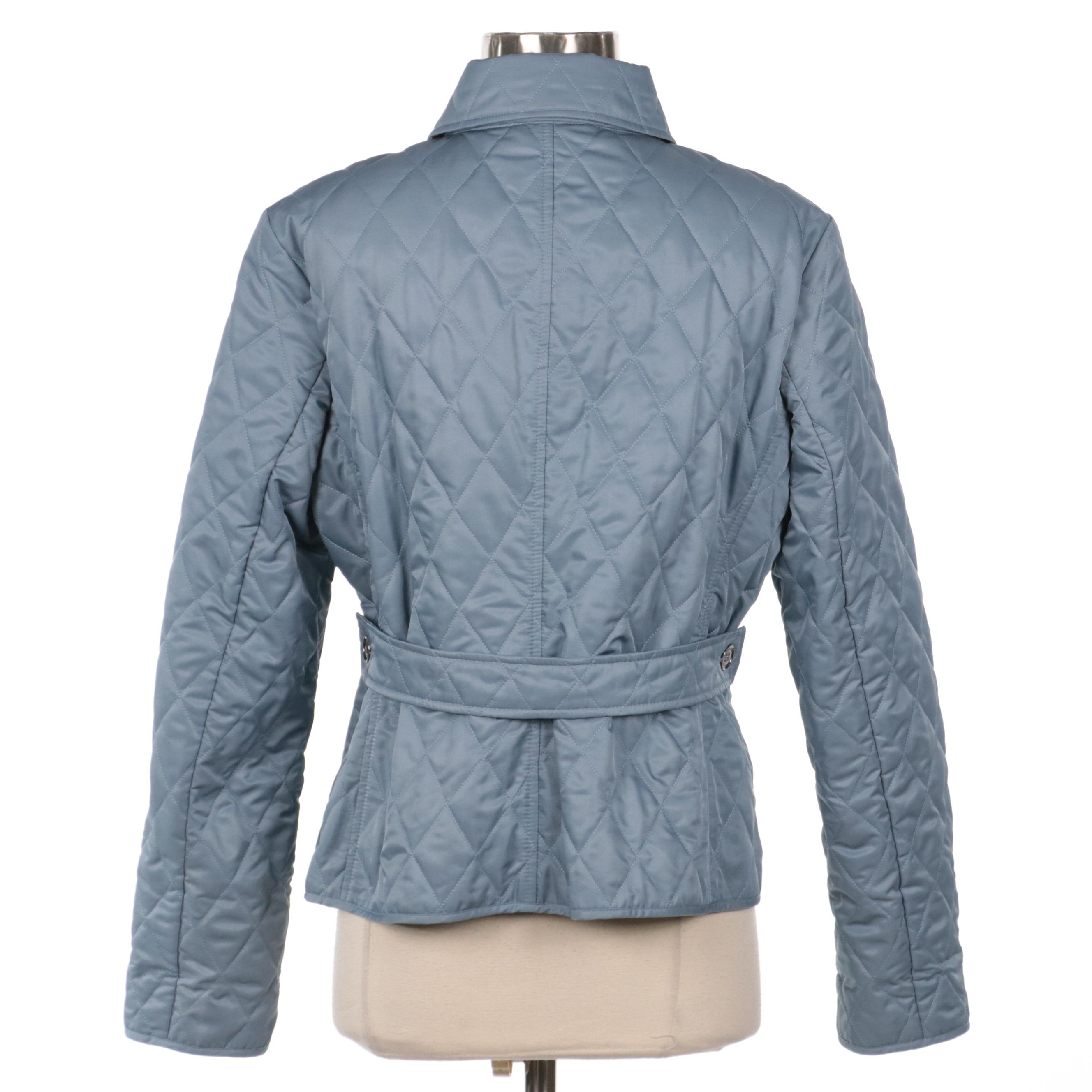 Burberry Quilted Double-Breasted Jacket